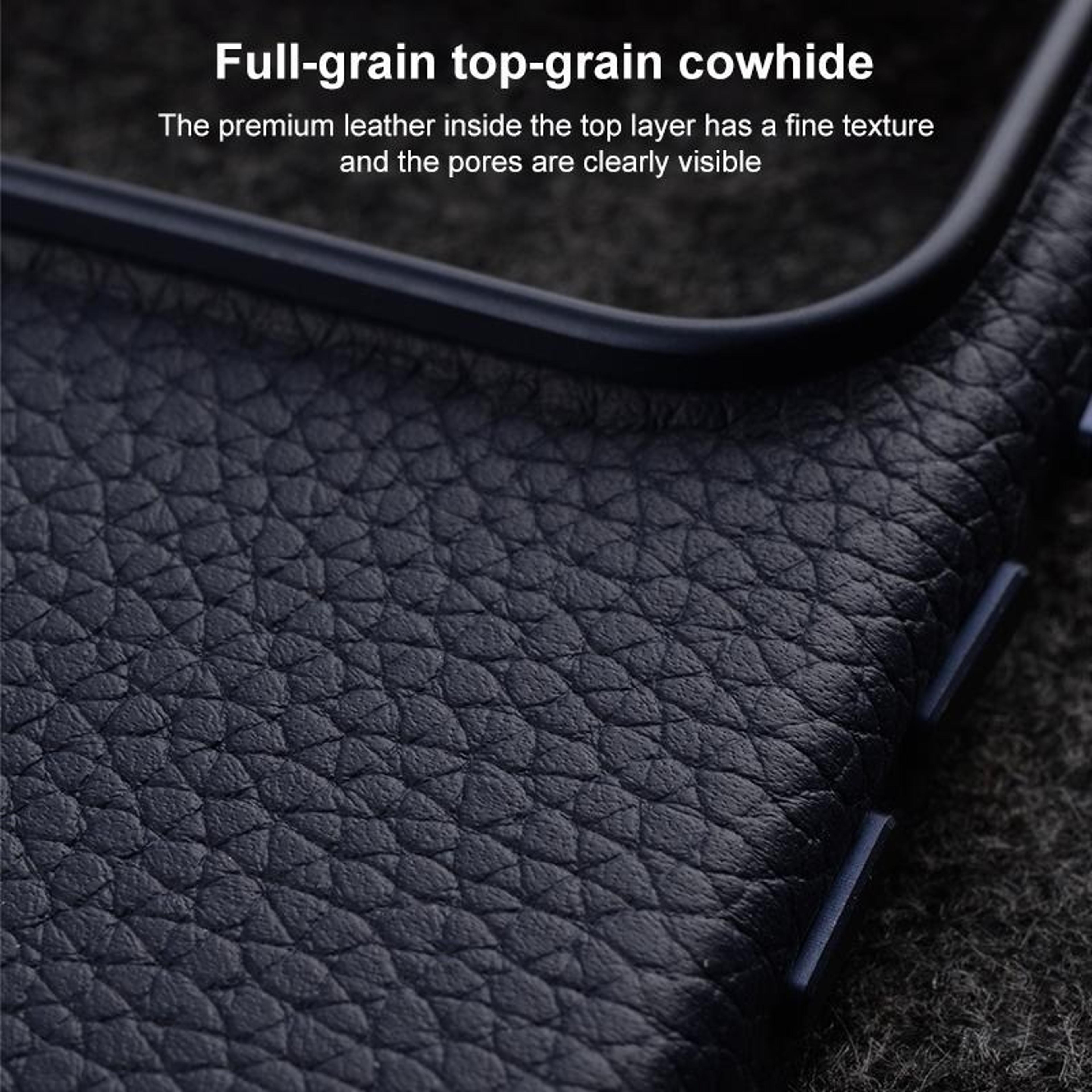 IPhone 18 Pro Max Genuine Leather Magnetic Full Coverage Case 6