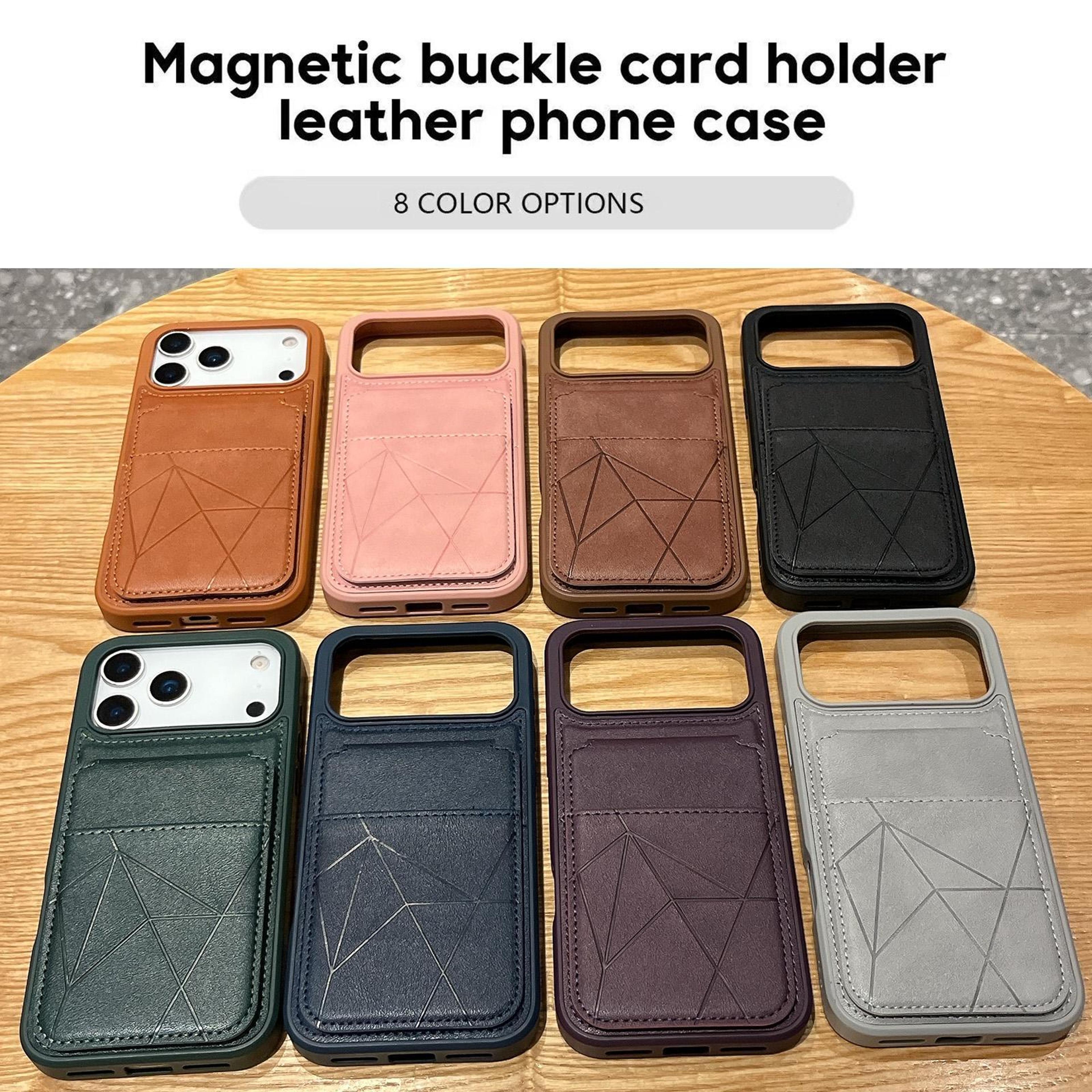 IPhone 18 Pro Max Vertical Flip Wallet Case With Card Holder And Kickstand 7