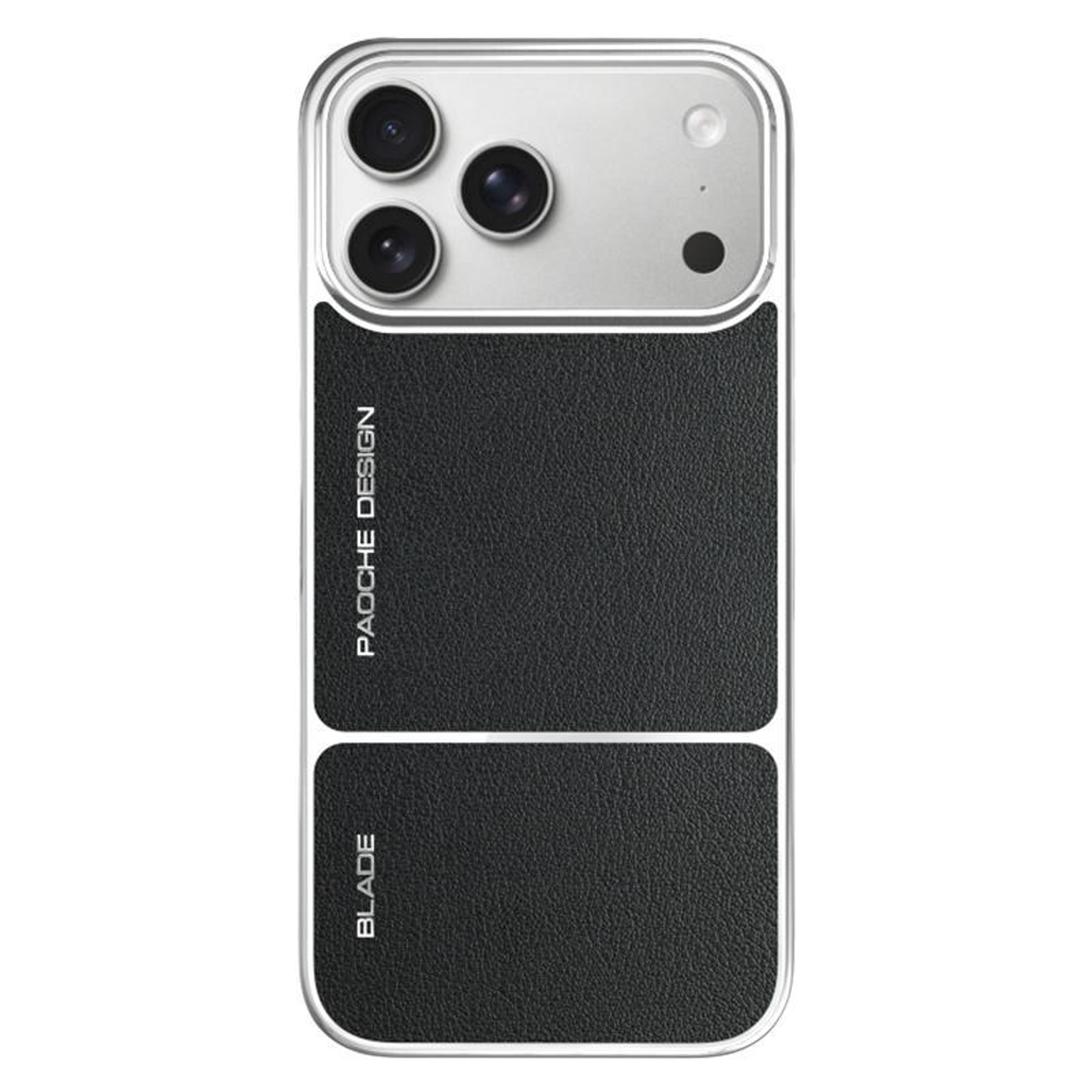 iphone 18 pro magnetic pu pc hybrid protective phone case