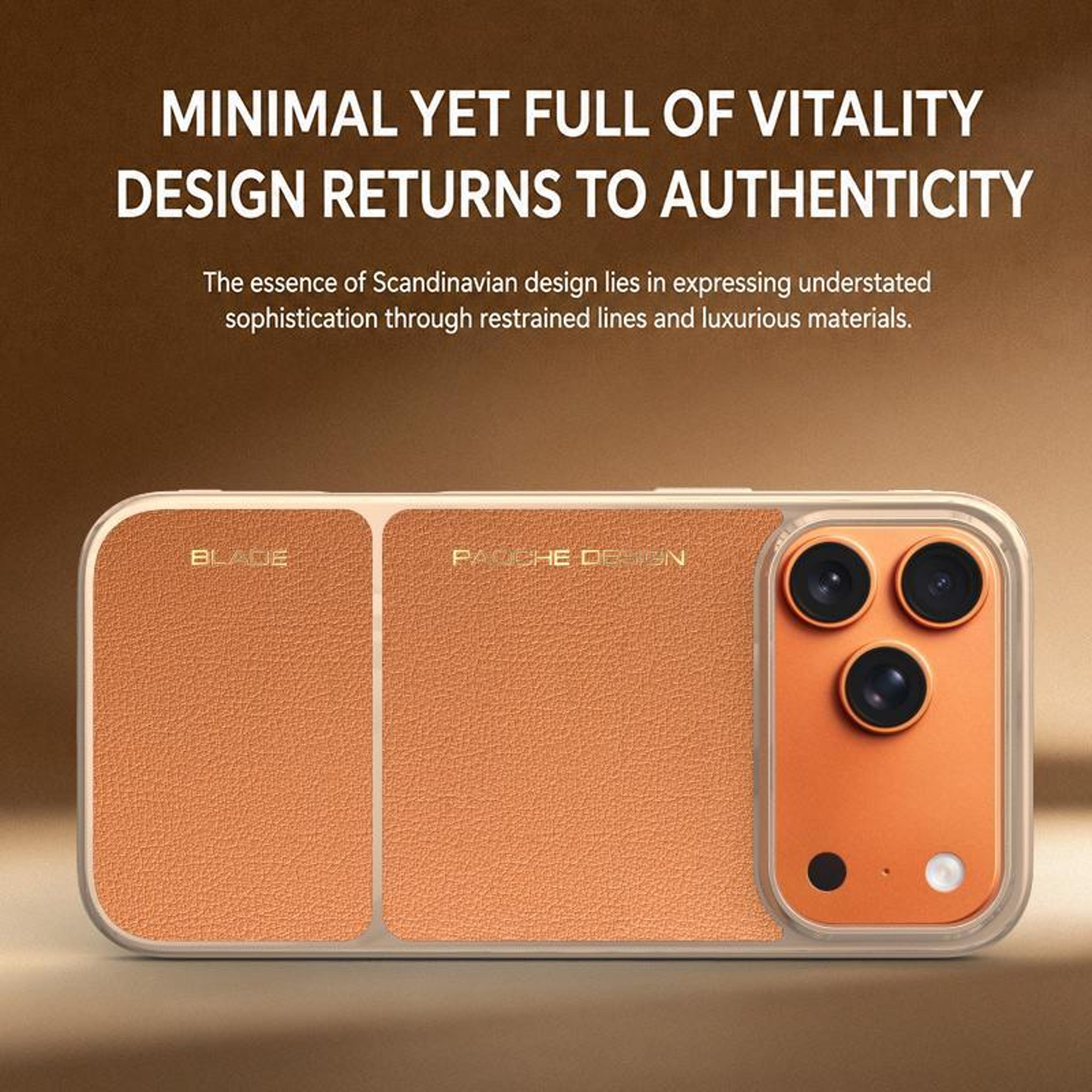 IPhone 18 Pro Magnetic PU PC Hybrid Protective Phone Case 4