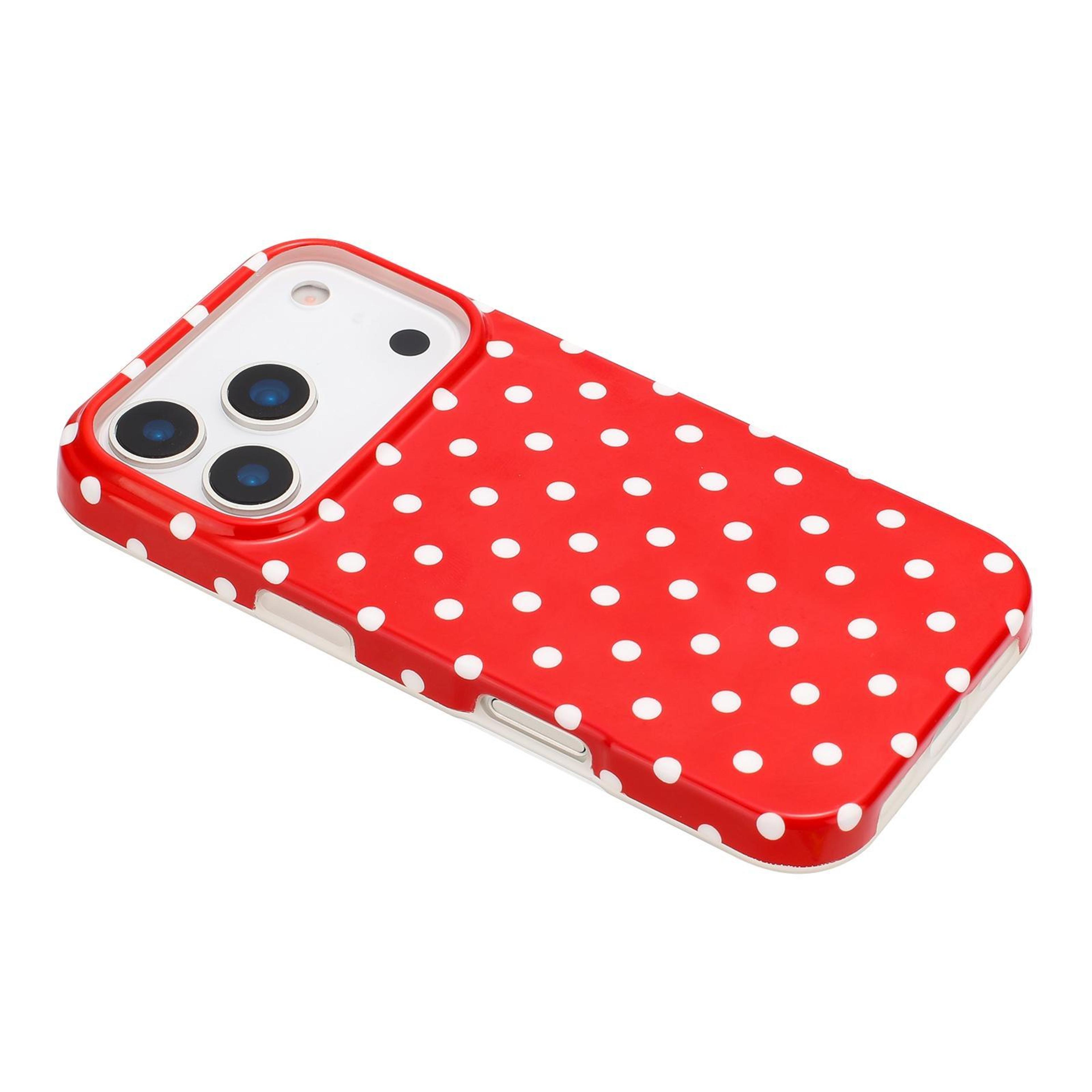 TPU IPhone 18 Pro Case With Colorful Dots Full Coverage Design 4