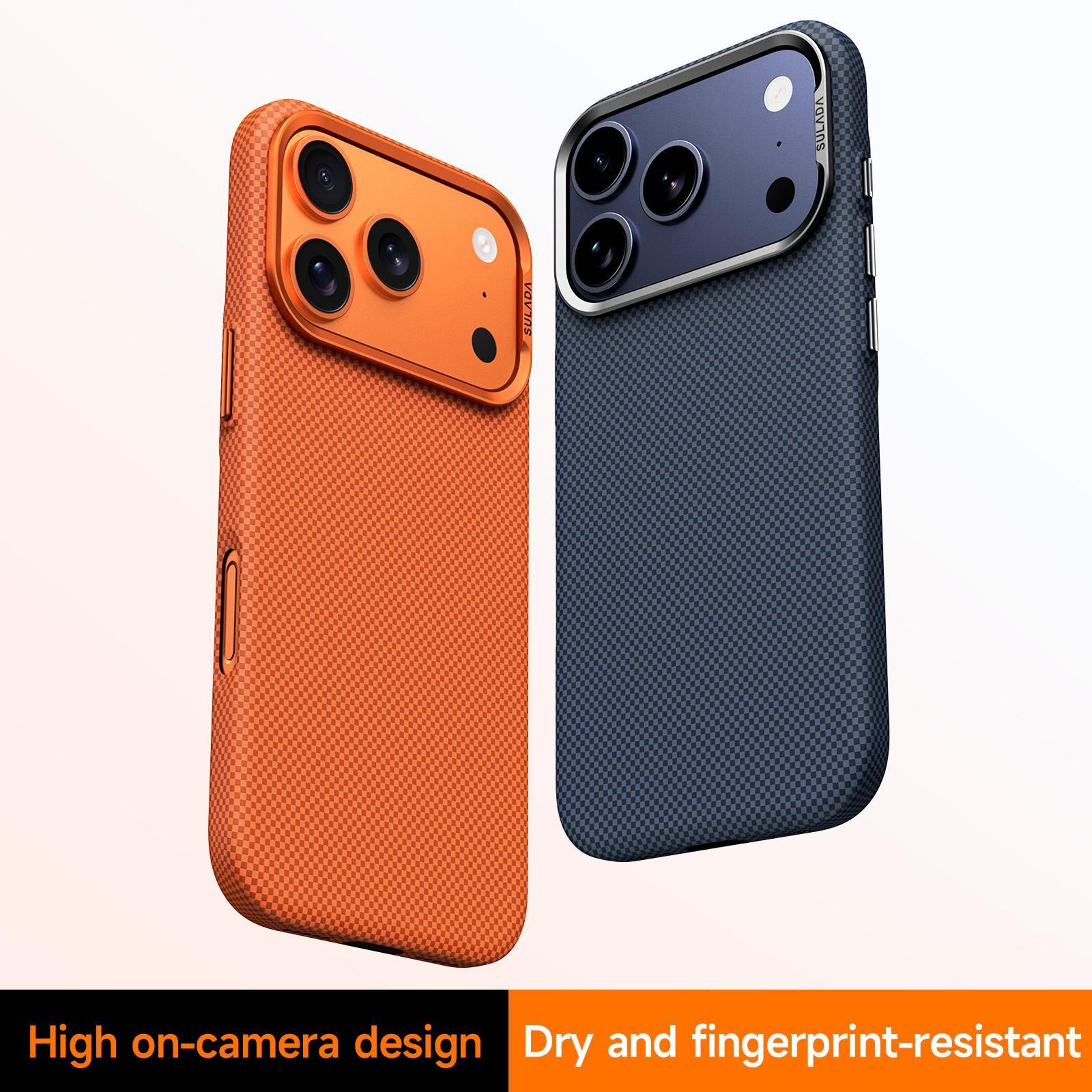IPhone 18 Pro Max Kevlar Textured Skin Feel Protective Phone Case 1