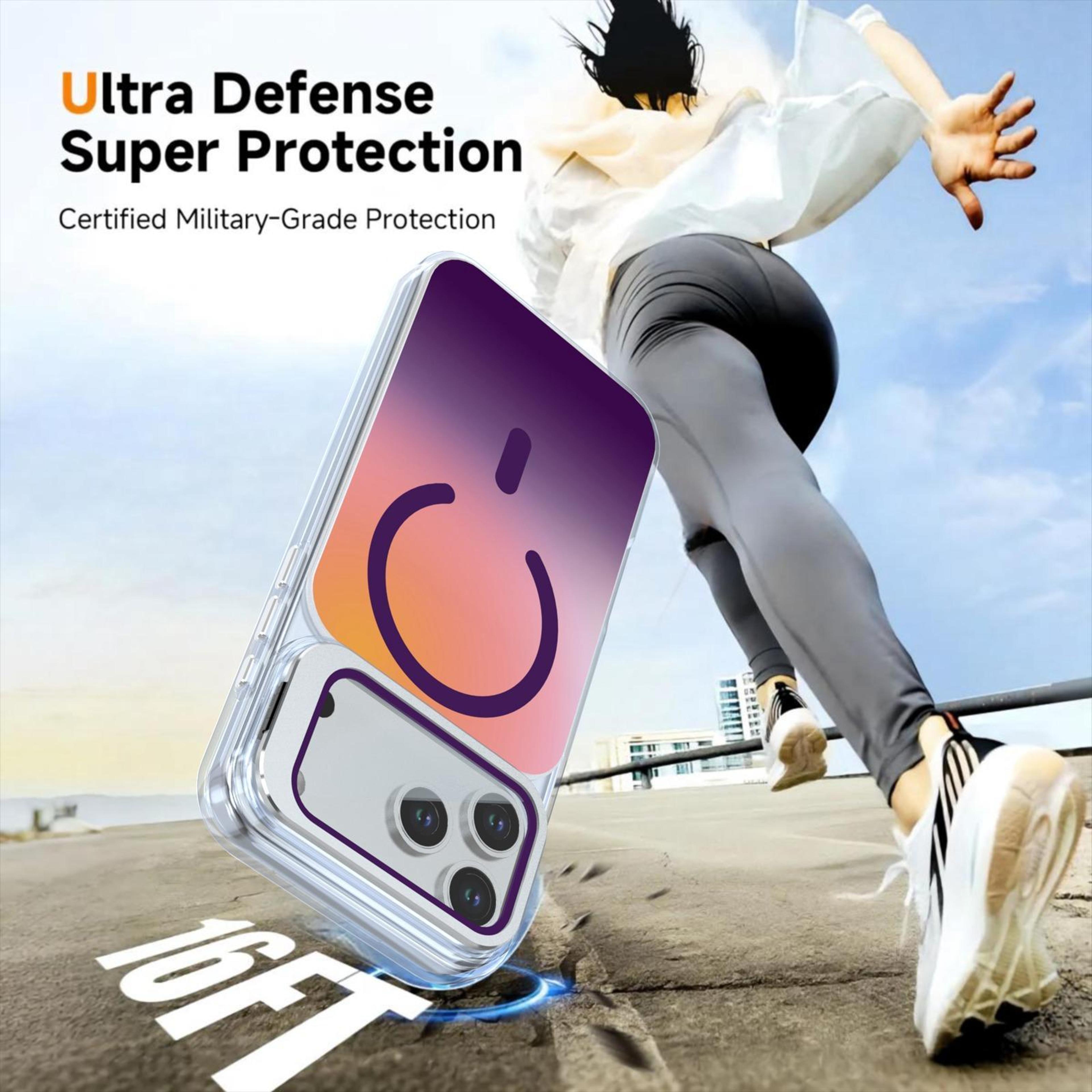 IPhone 18 Magnetic Kickstand Phone Case With Camera Lens Cover 6