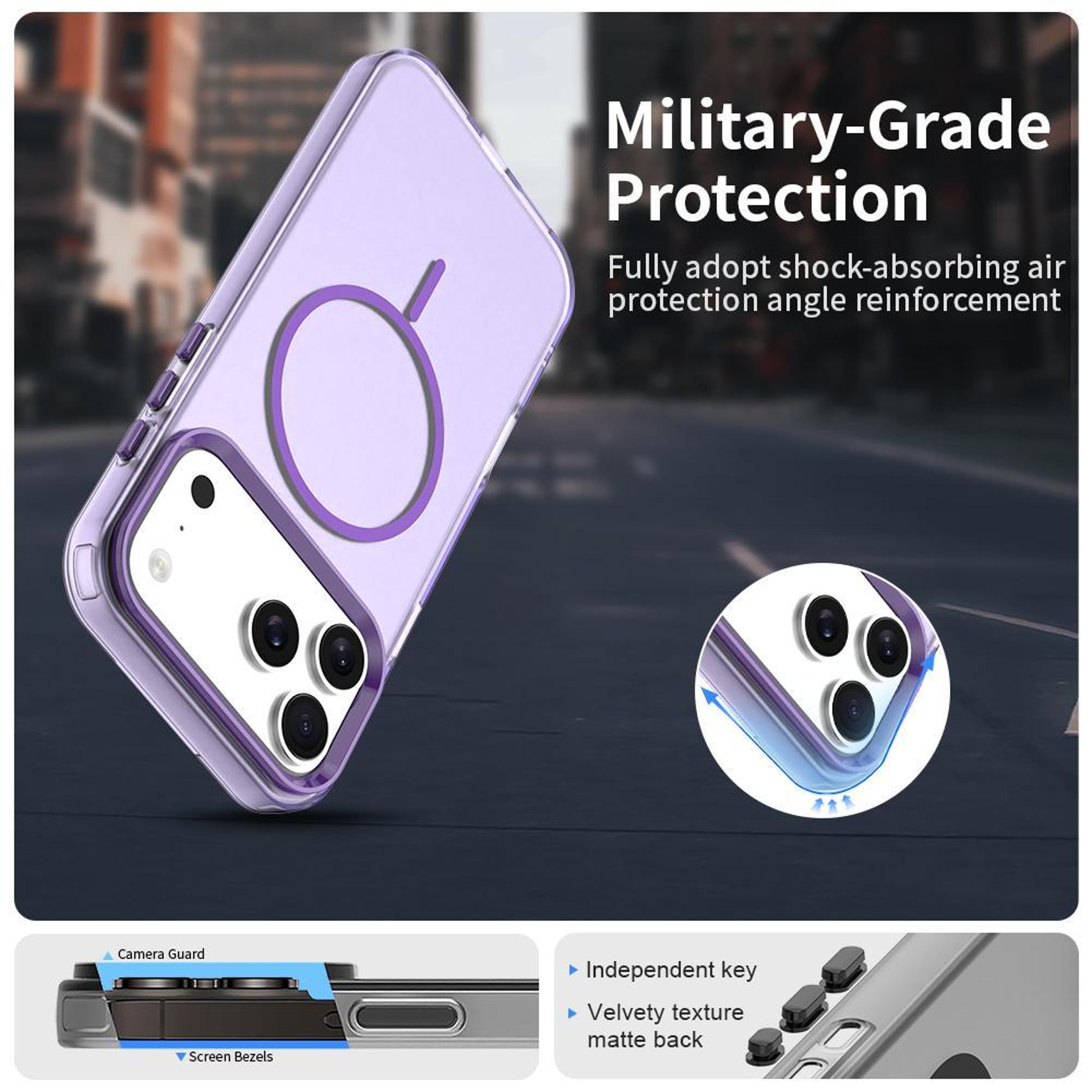 IPhone 18 Pro Case With MagSafe Hybrid TPU PC Protection 1