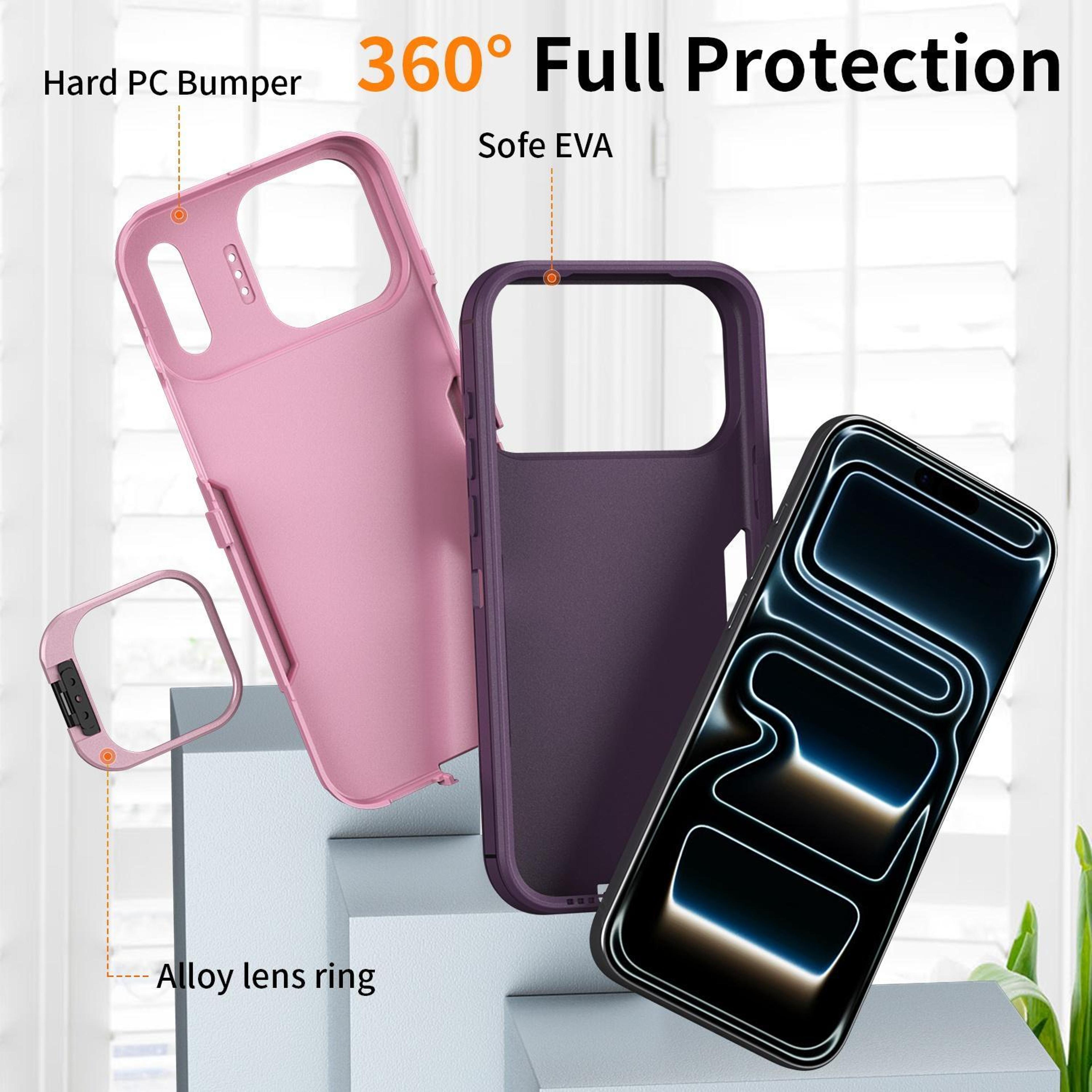 IPhone 18 Pro Max Adjustable Lens Holder Protective Phone Case 3