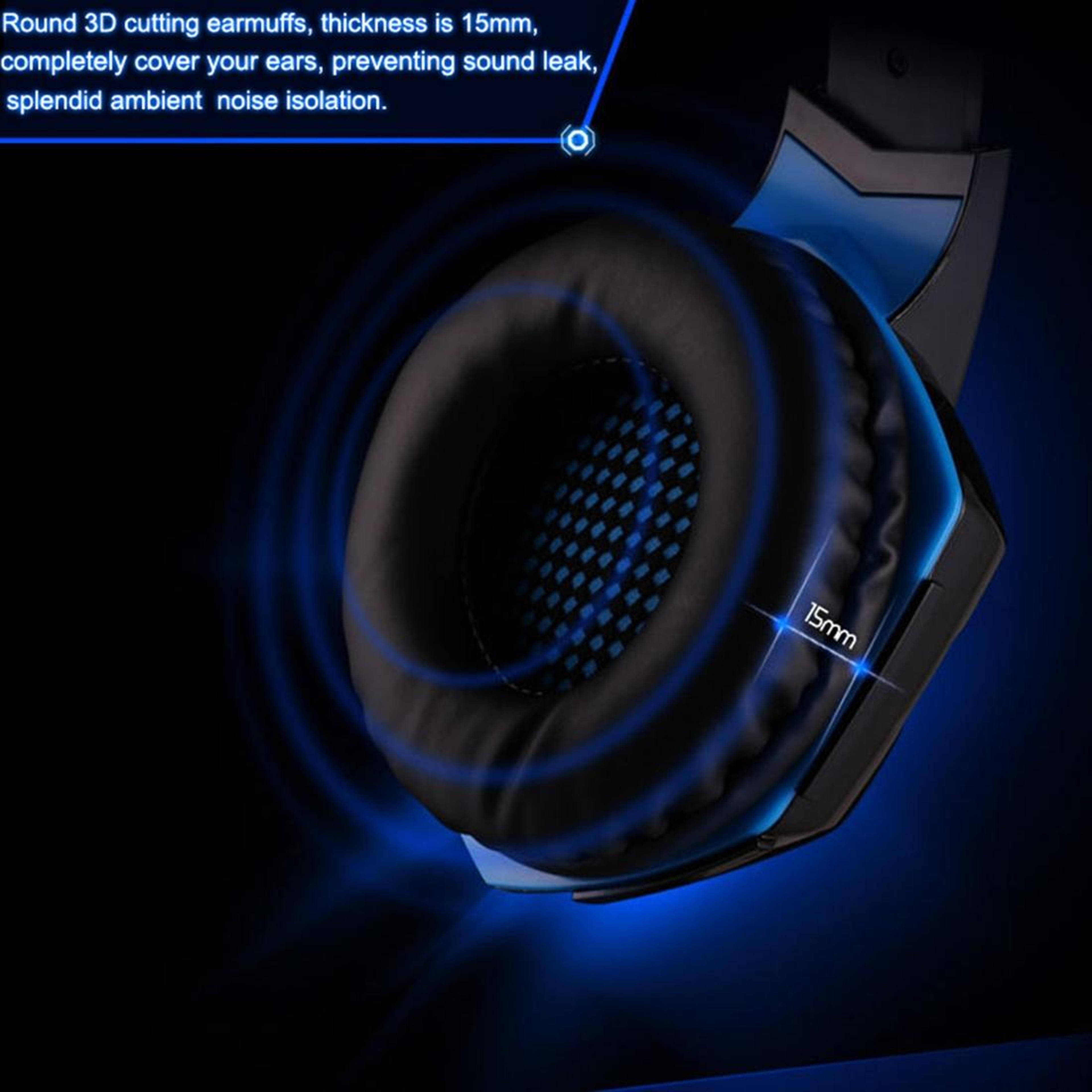 OverEar Gaming Headset With 50mm Drivers LED Lights And Microphone 7
