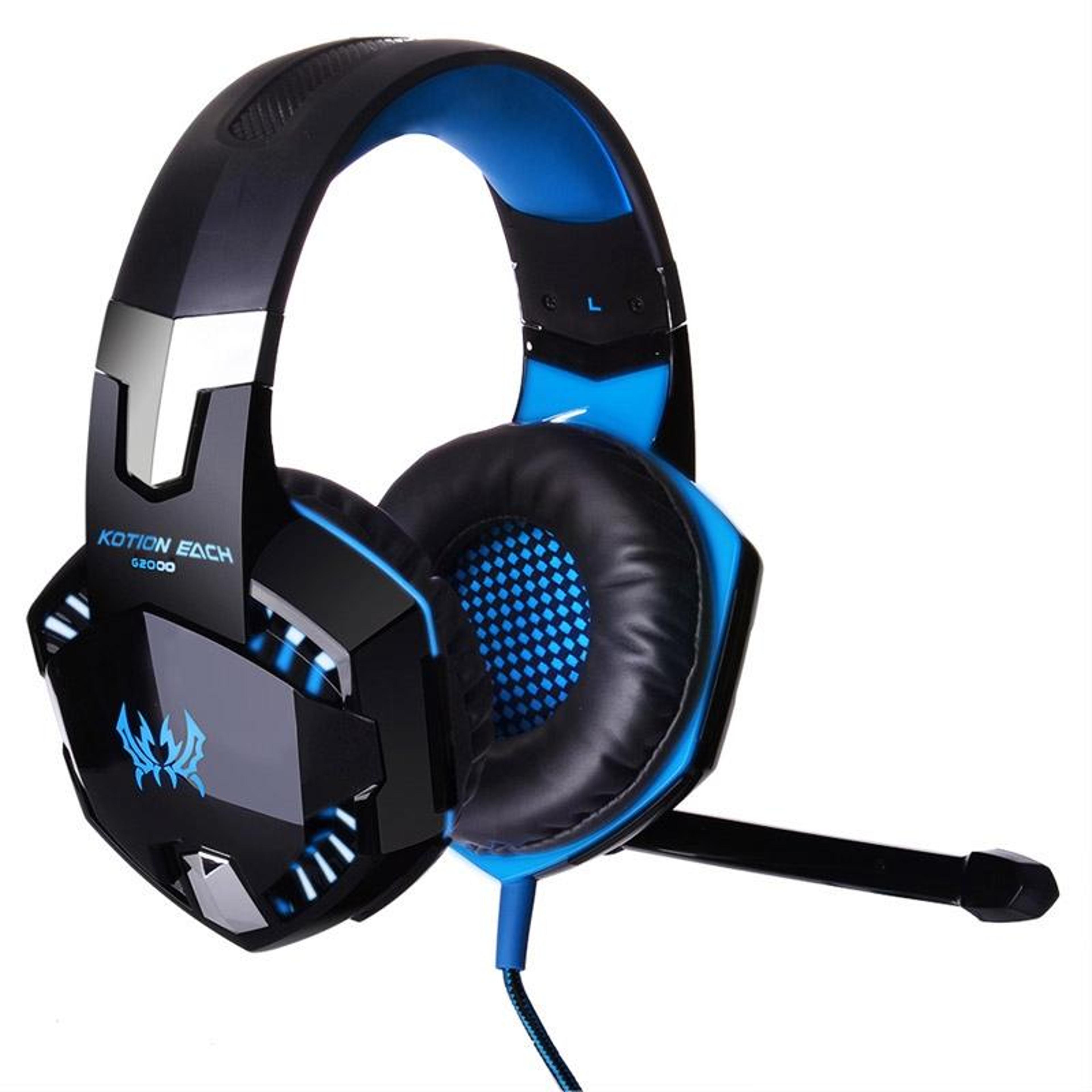 G2000 Wired OverEar Gaming Headset With 50mm Drivers Microphone And LED Lights 14