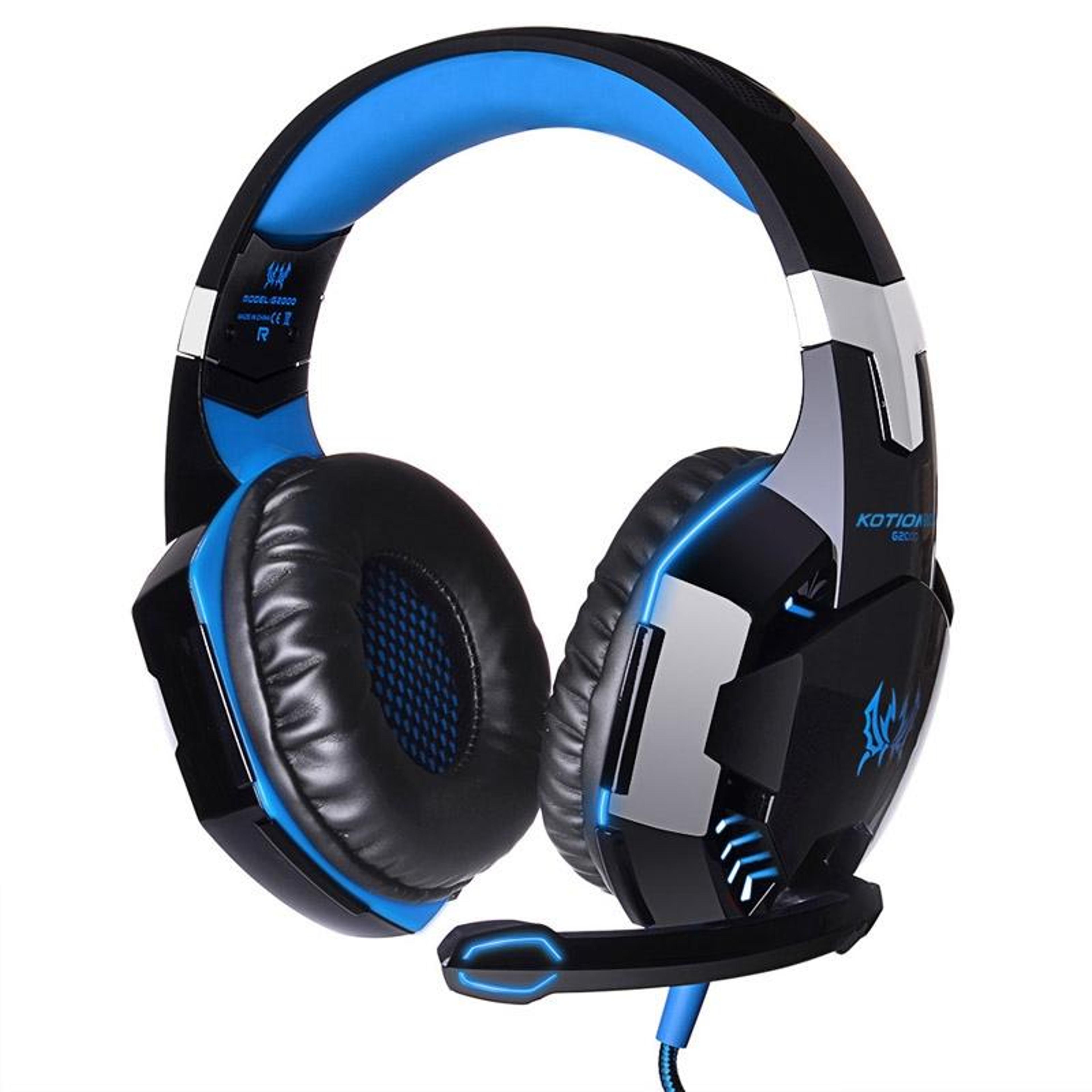 G2000 Wired OverEar Gaming Headset With 50mm Drivers Microphone And LED Lights 1