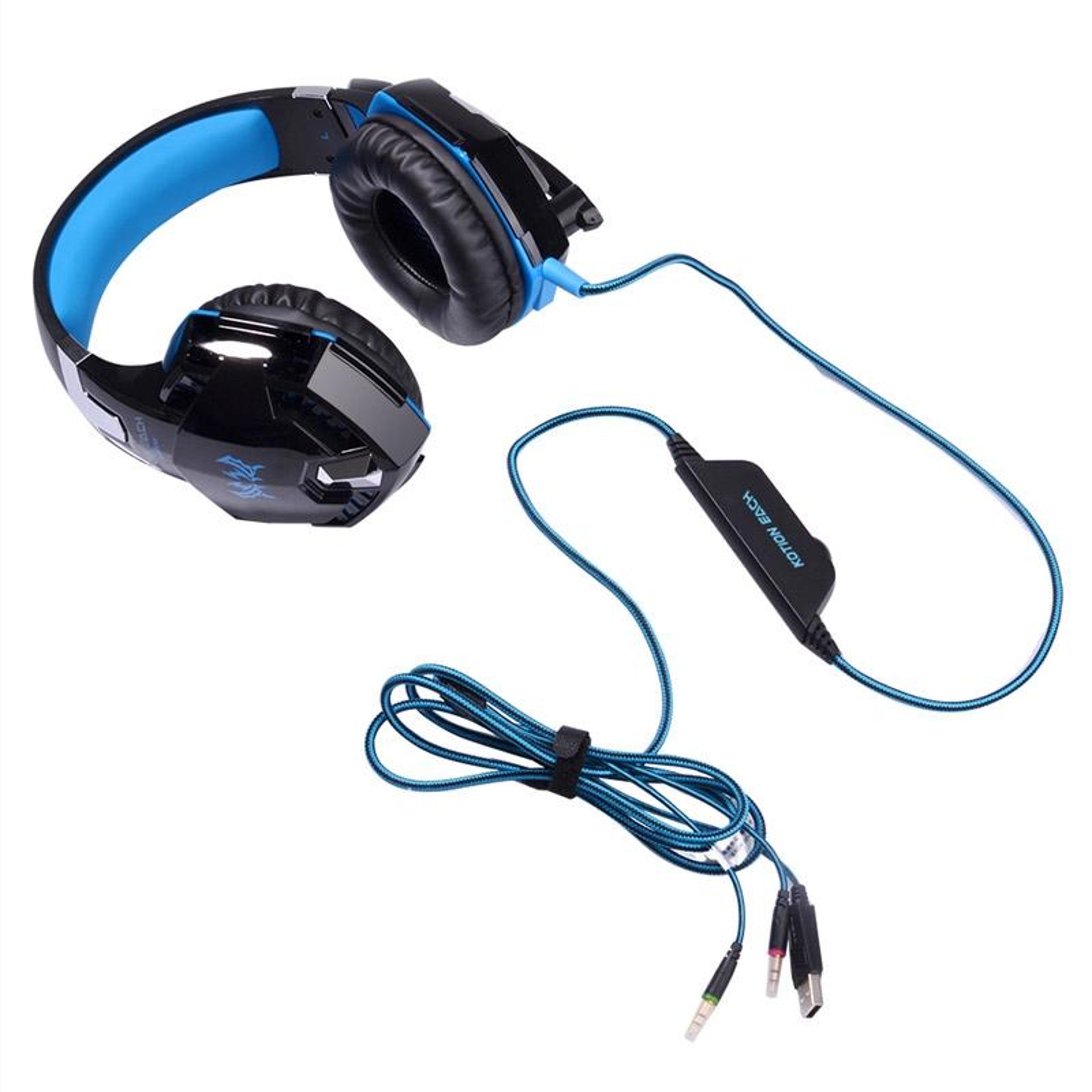 G2000 Wired OverEar Gaming Headset With 50mm Drivers Microphone And LED Lights 16