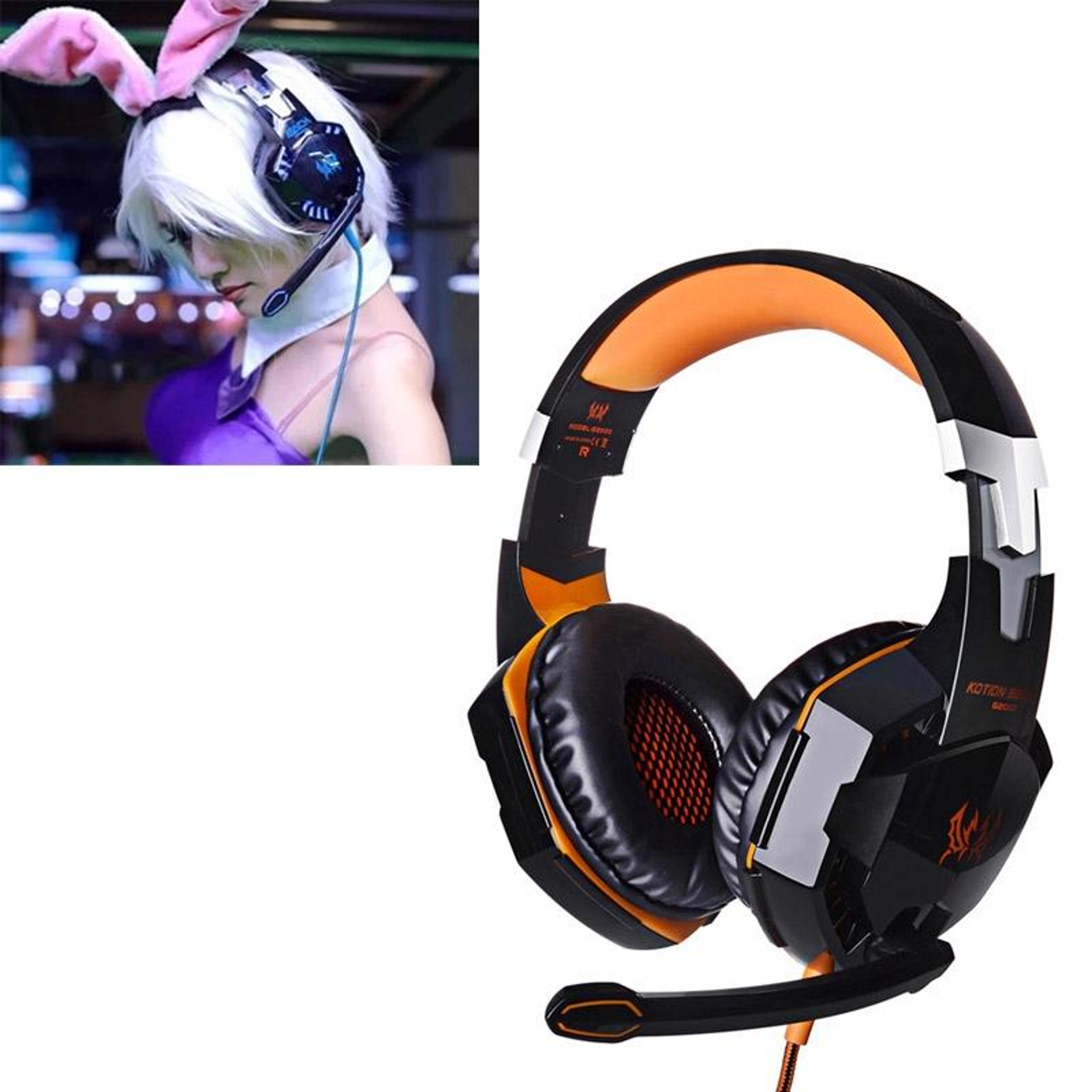 G2000 Wired OverEar Gaming Headset With 50mm Drivers Microphone And LED Lights 21