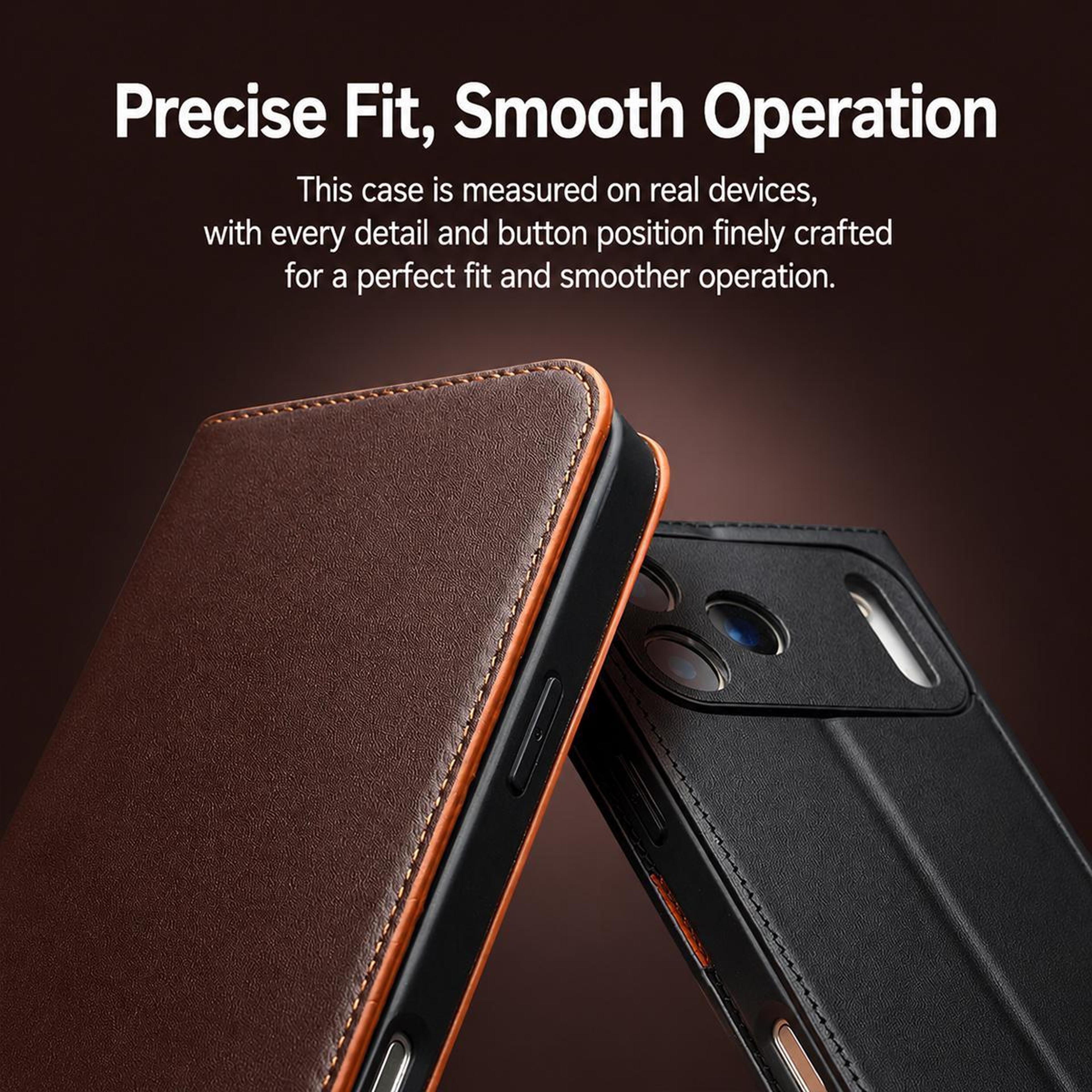 Genuine Leather Case For IPhone 18 Pro Max Classic Gen2 Design 7