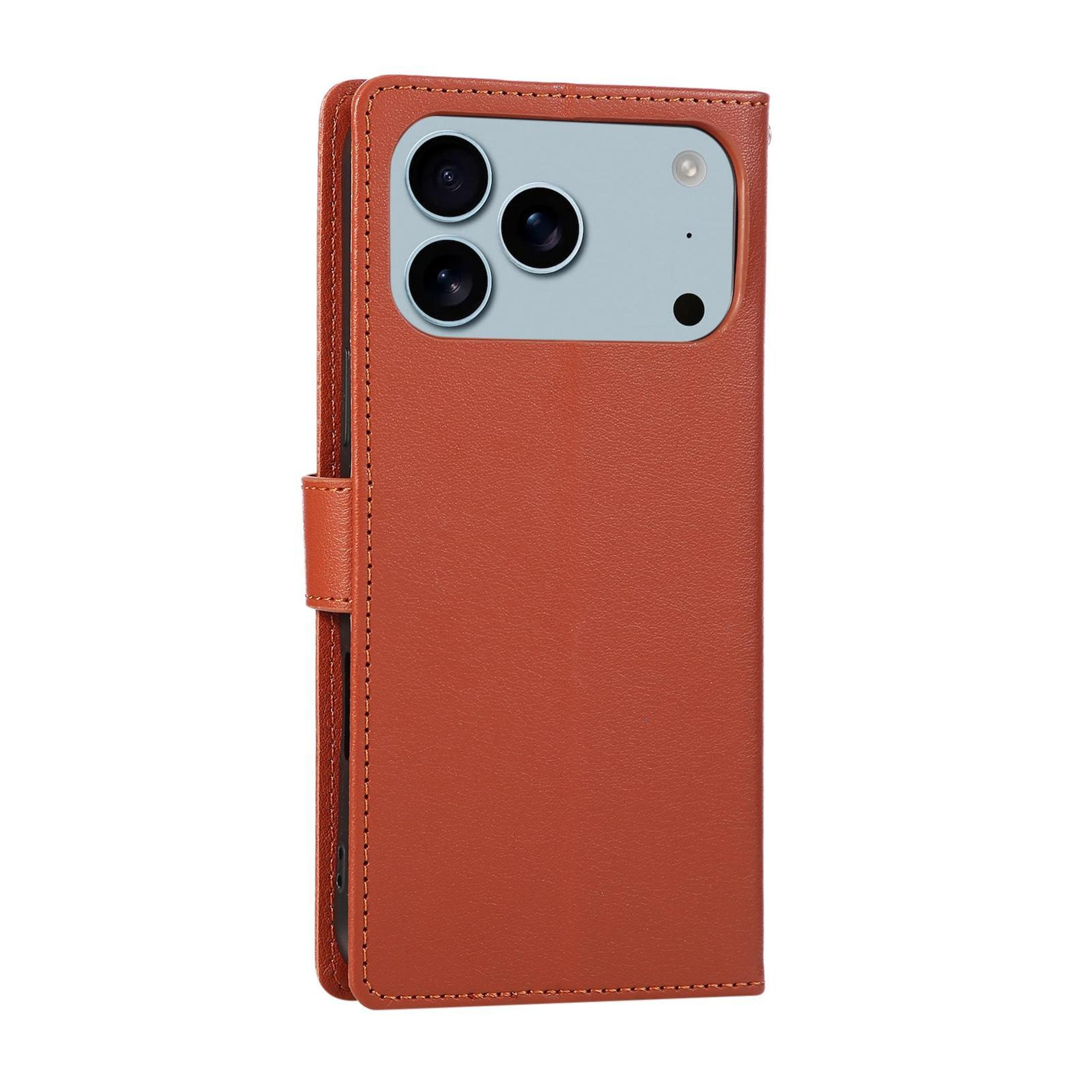 3Card Slot Leather Phone Case For IPhone 18 Pro 2