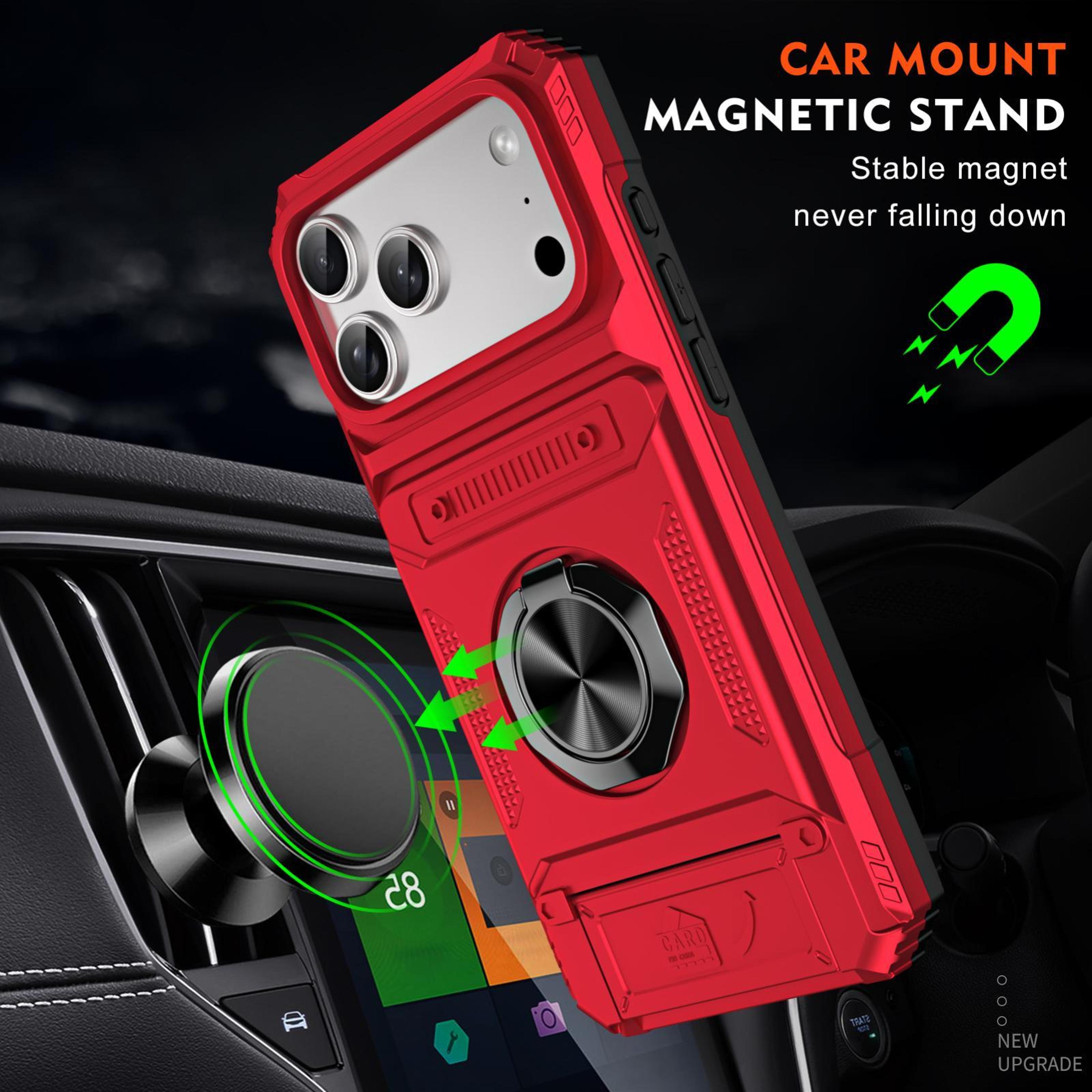 Shockproof TPU And PC Ring Holder Case For IPhone 18 Pro Max 1