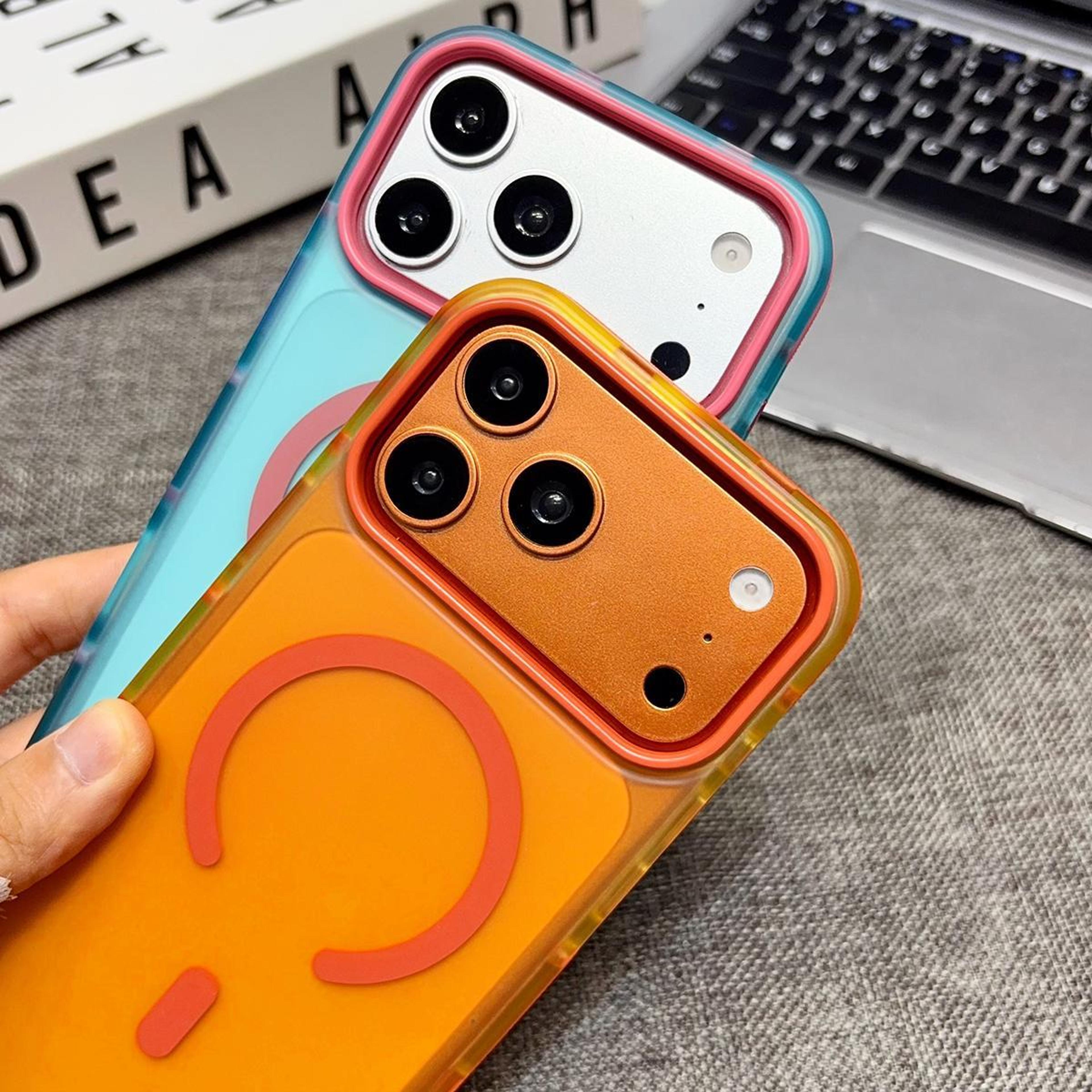 IPhone 18 Pro Magnetic TPU Phone Case With AntiSlip Edge Strips 2