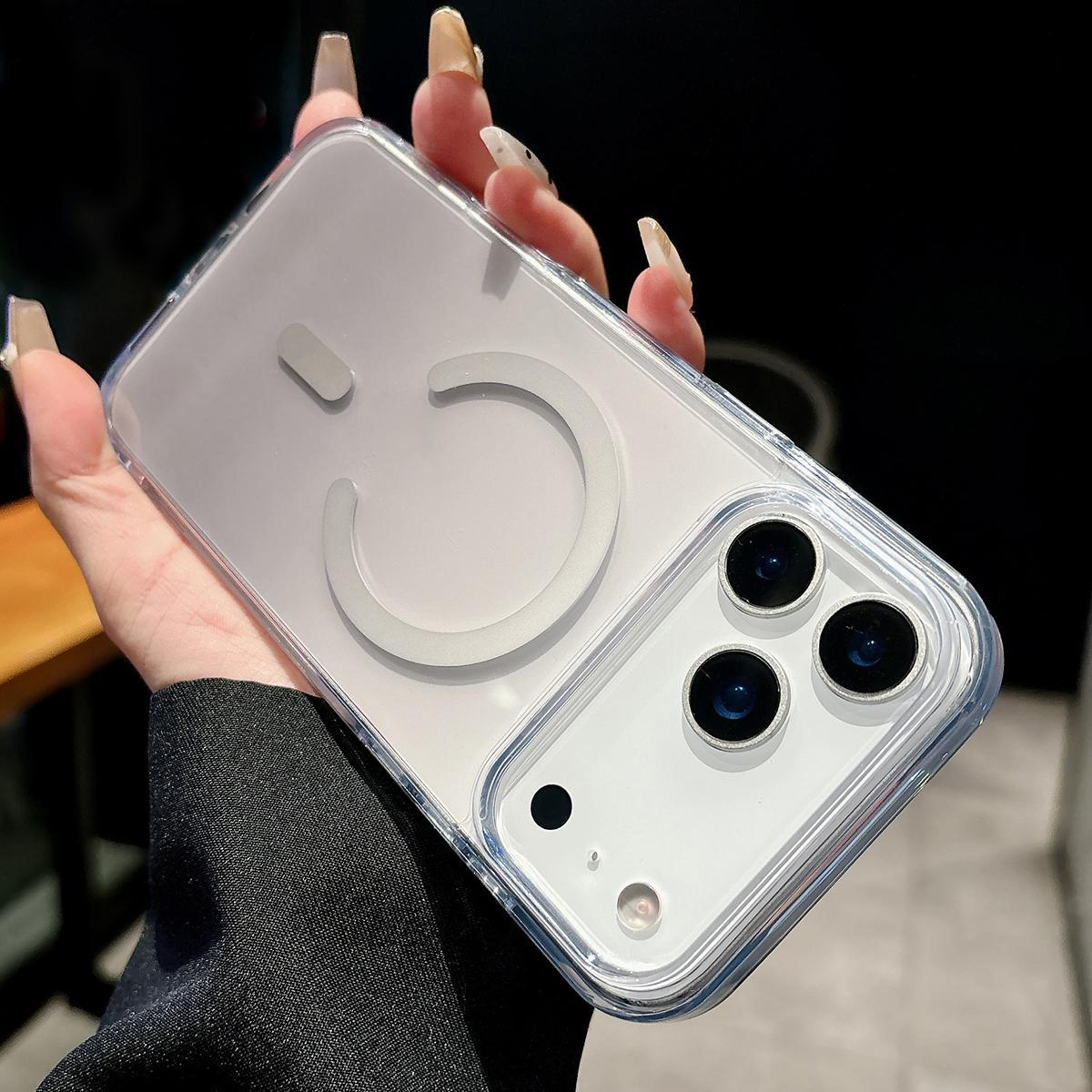 18 Pro Gradient Transparent Magnetic Phone Case 4