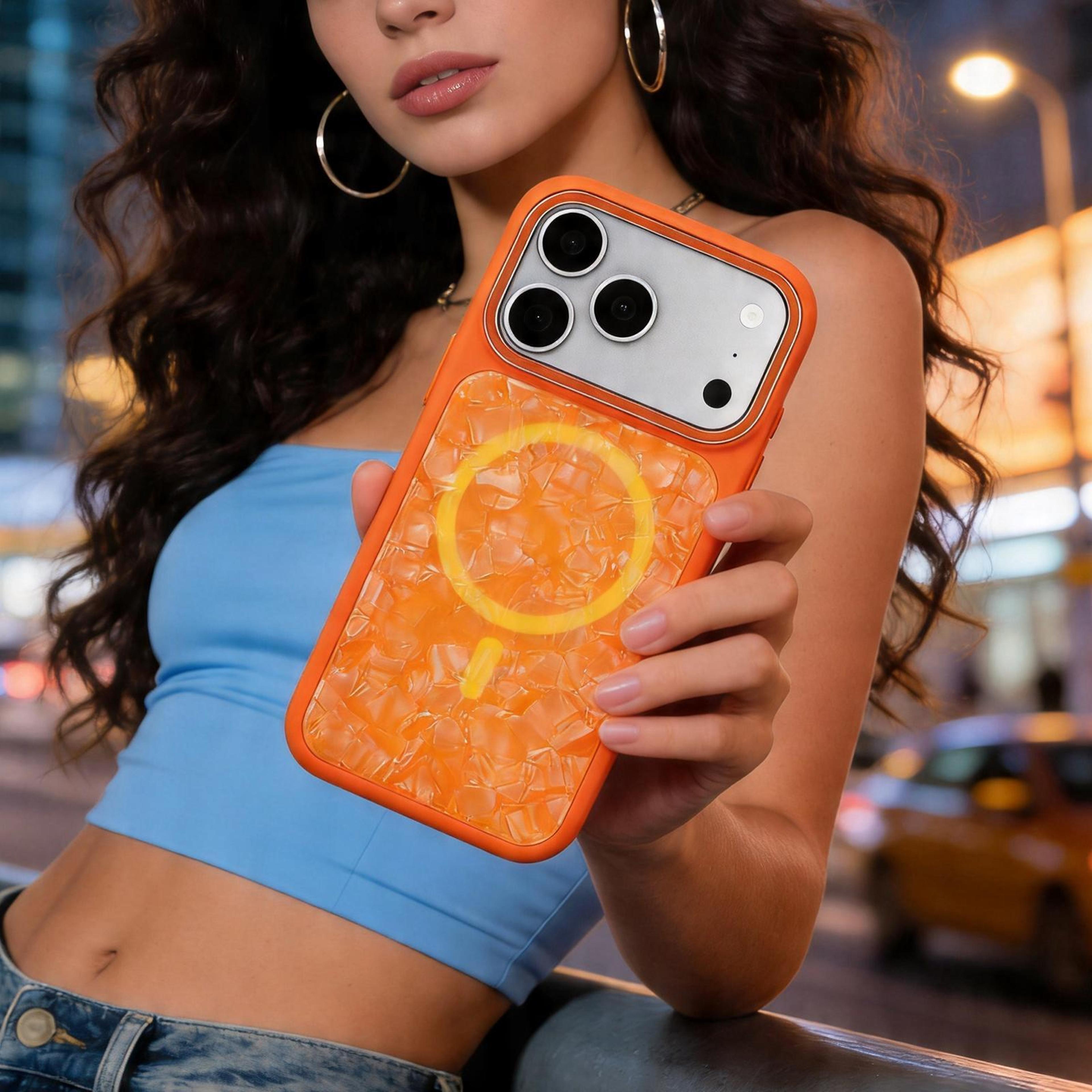 Iridescent Magnetic IPhone 18 Pro Case With Seashell Pattern 6