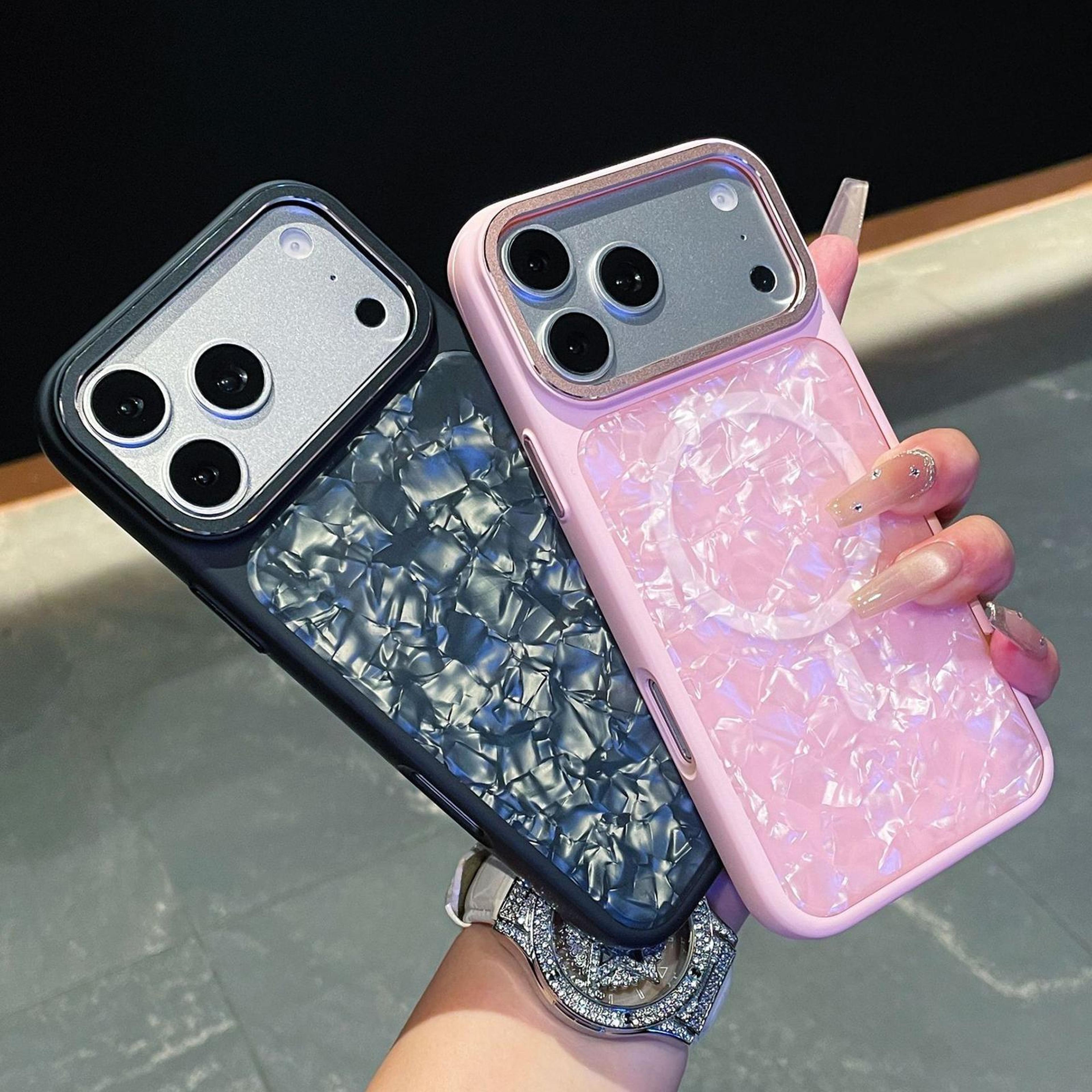Iridescent Seashell Magnetic Case For IPhone 18 Pro Max 2
