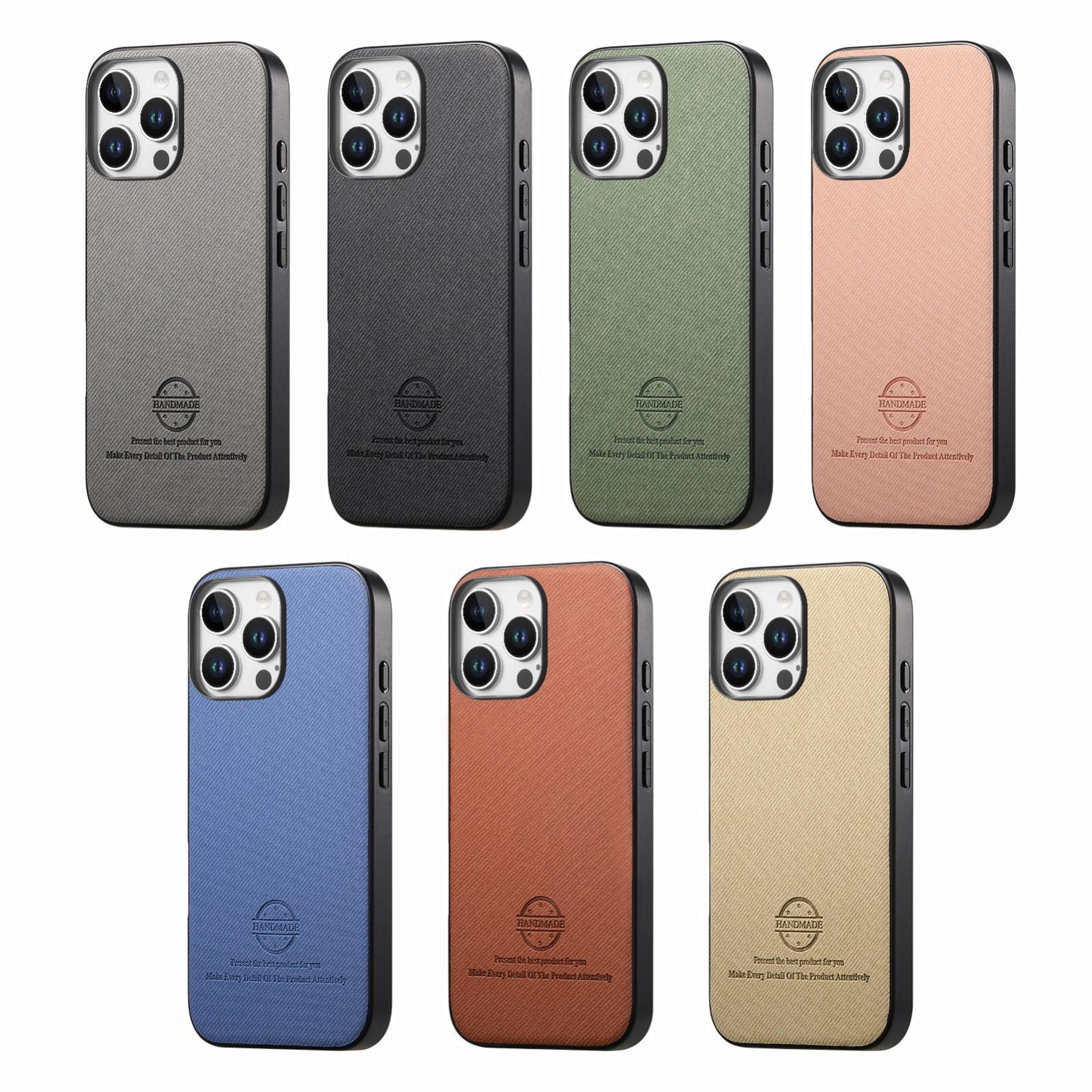 IPhone 18 Pro Leather TPU PC Protective Phone Case 8