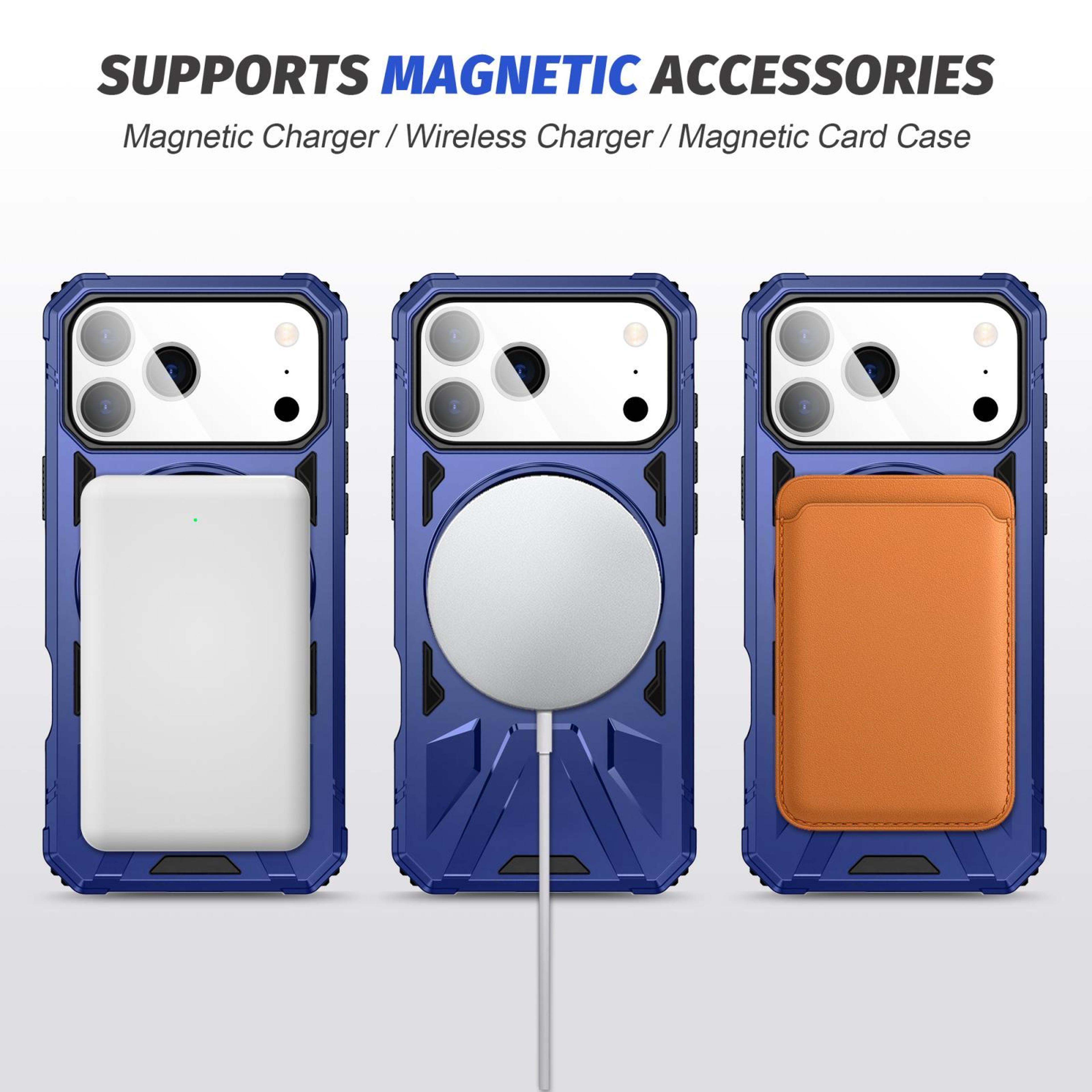 IPhone 18 Pro Max MagSafe Magnetic Case With Ring Holder And Shockproof Protection 2