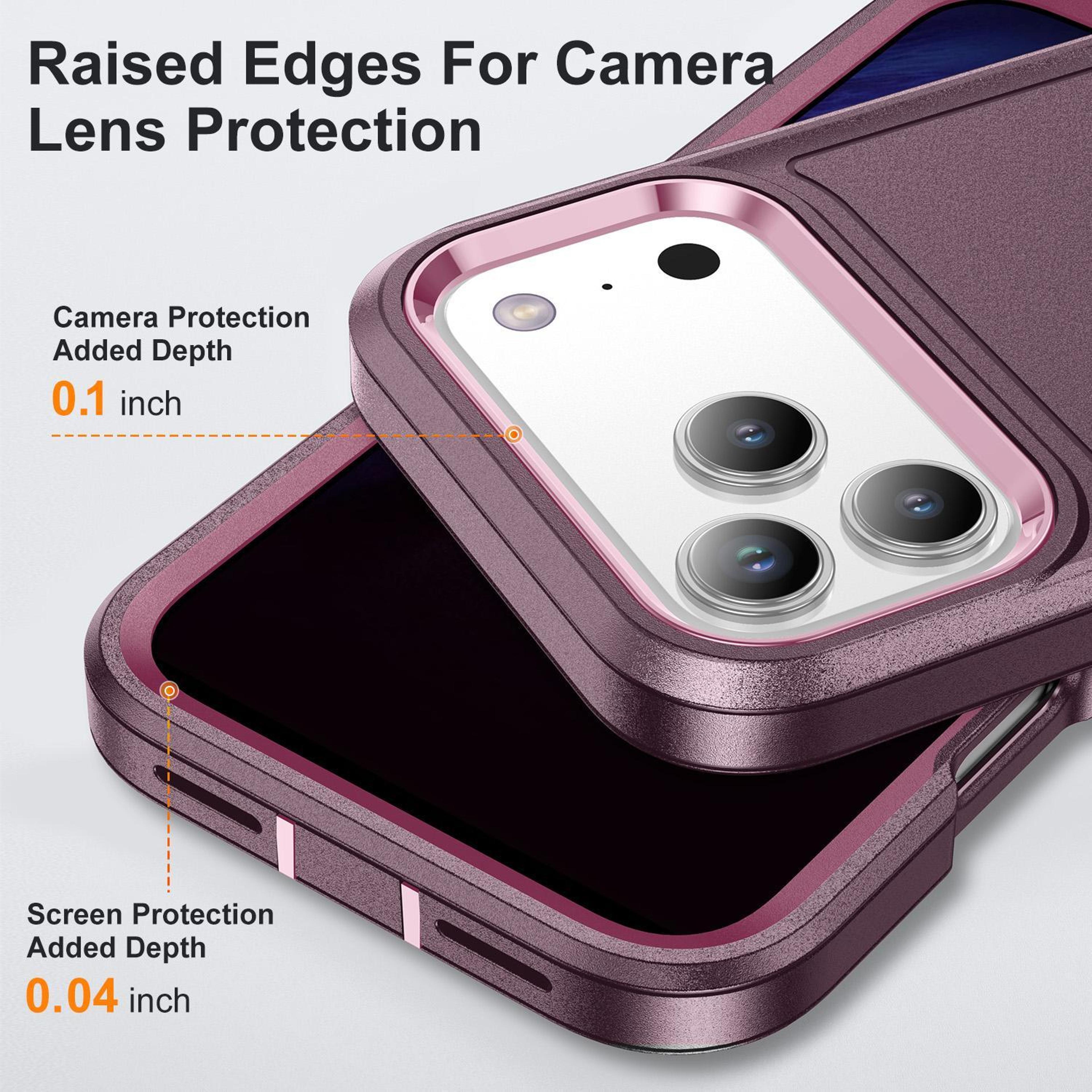 Waterproof Rugged Phone Case For IPhone 18 Pro With ThreeLayer Protection 4