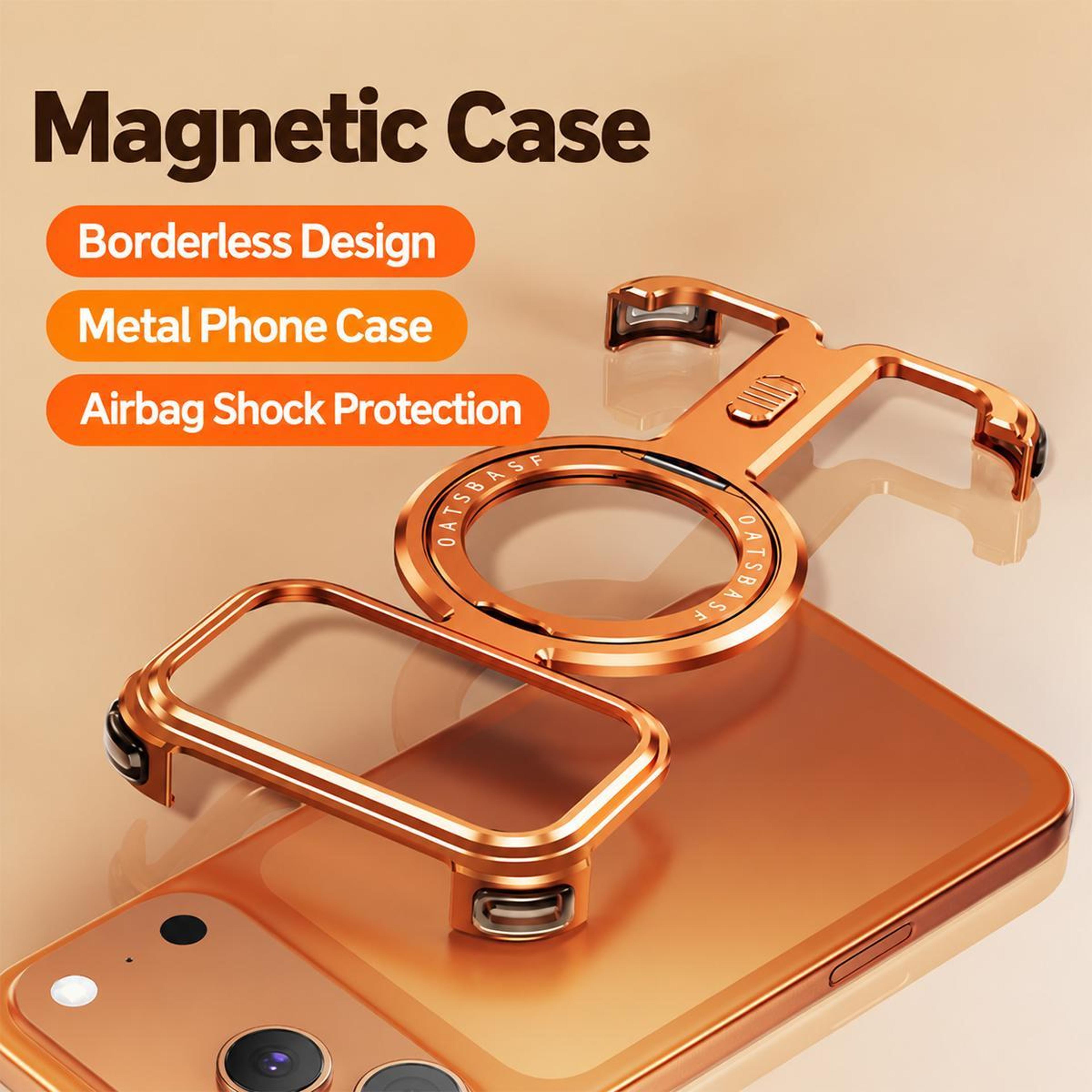 Magnetic Phone Case For IPhone 18 Pro Max With 360 Degree Rotating Holder 1