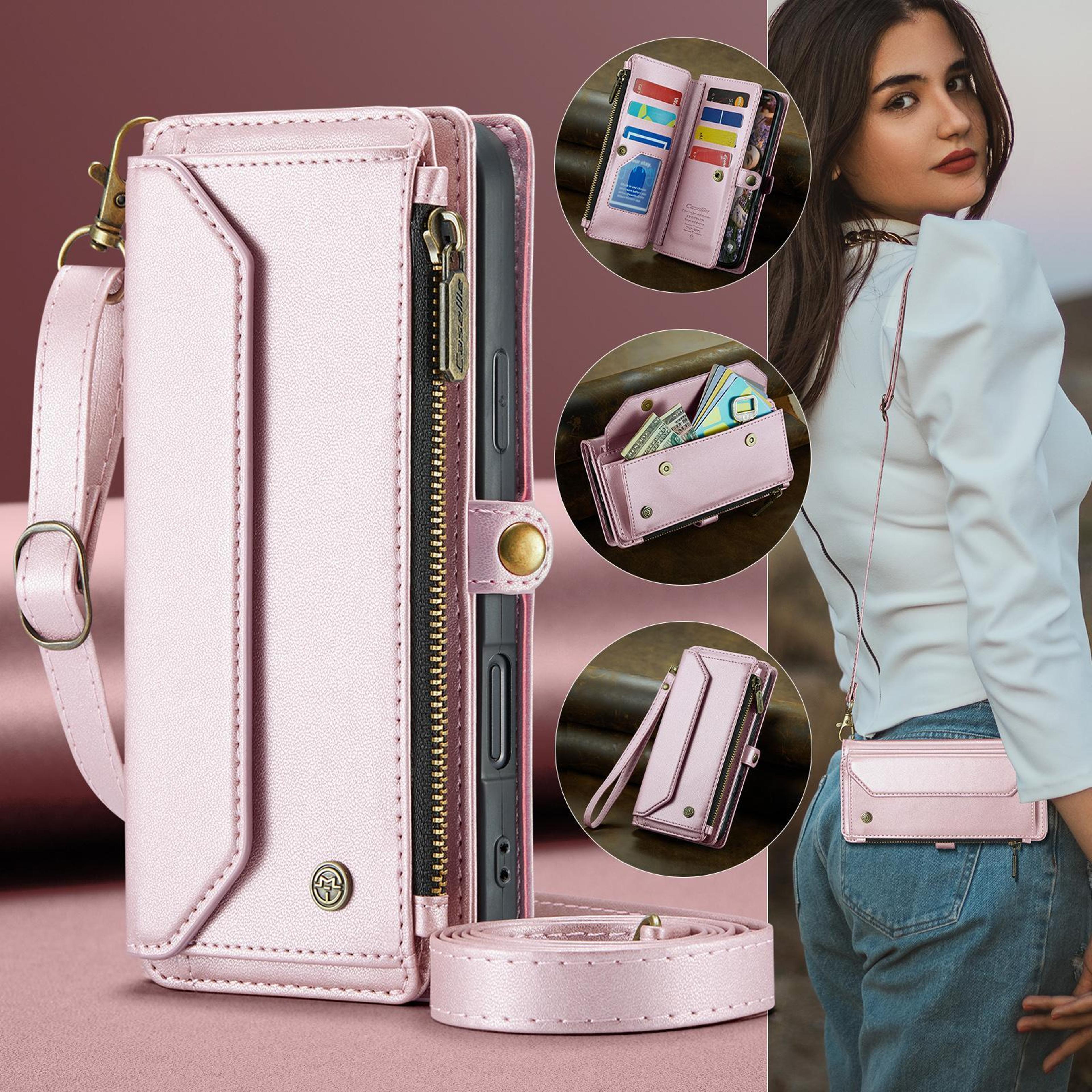IPhone 18 Pro Max Wallet Case With RFID Blocking And Crossbody Straps 4