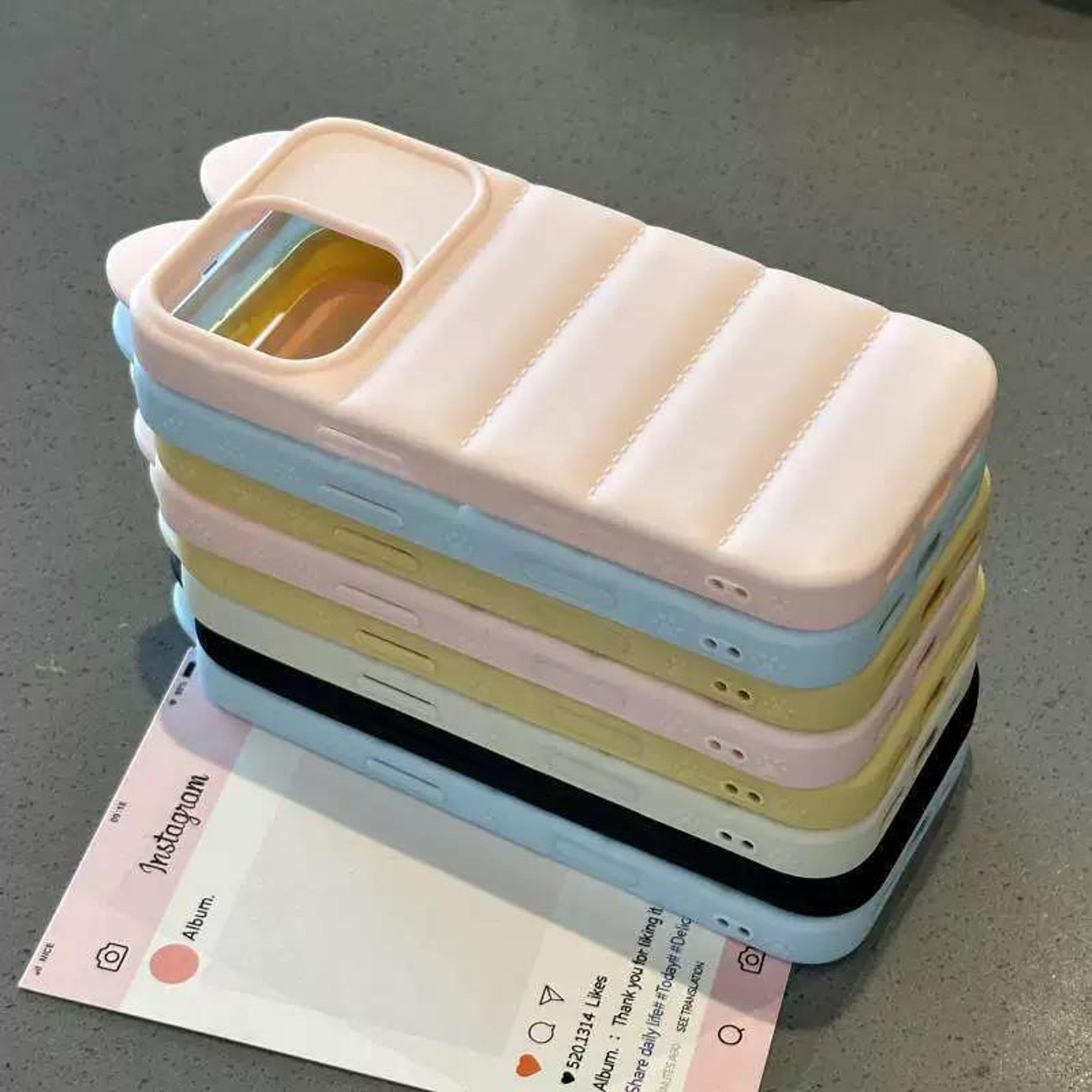 3D Cat Ear Silicone Shockproof Case For IPhone 18 Pro Max 5