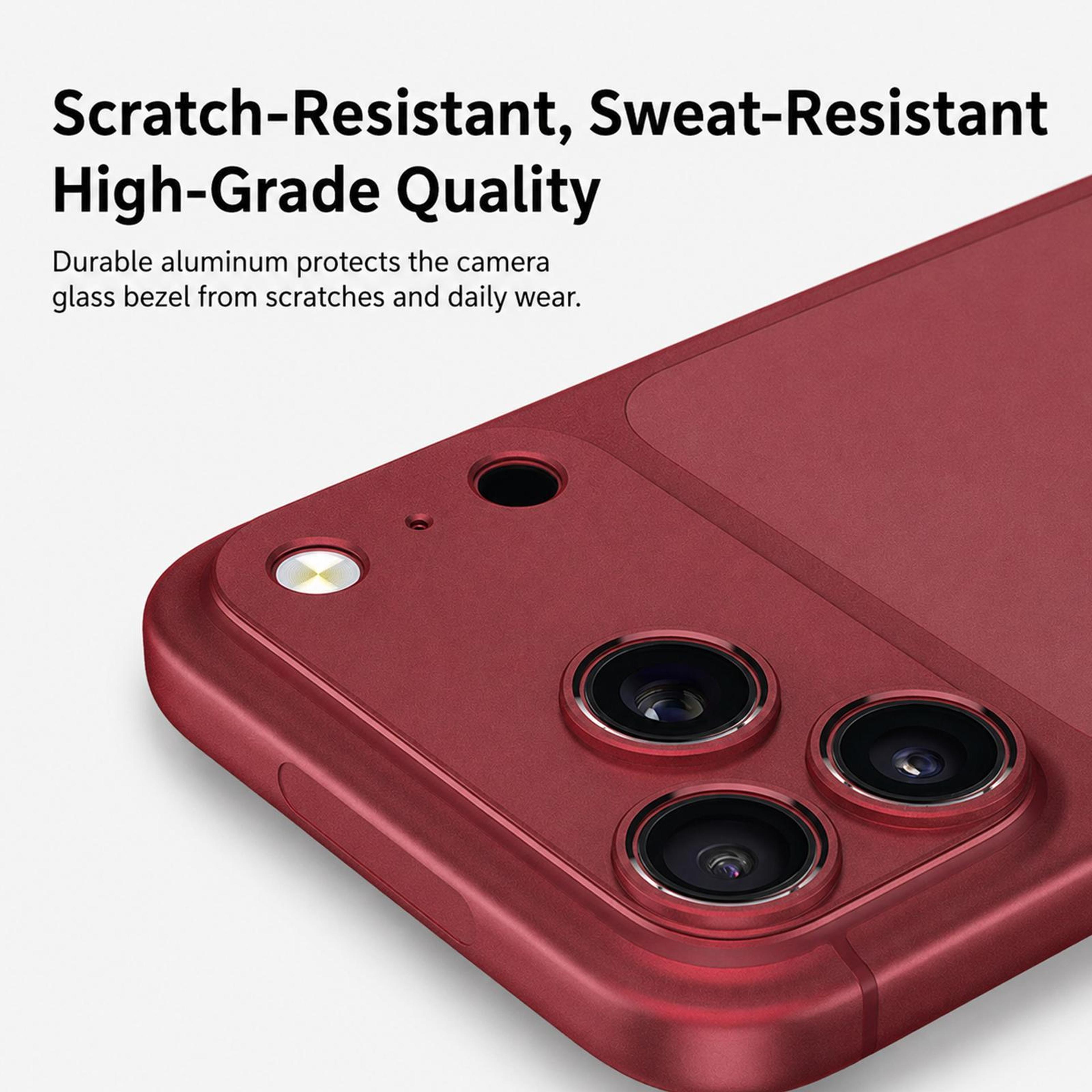 18 Pro Aluminum Alloy Hollow Camera Lens Protector 3