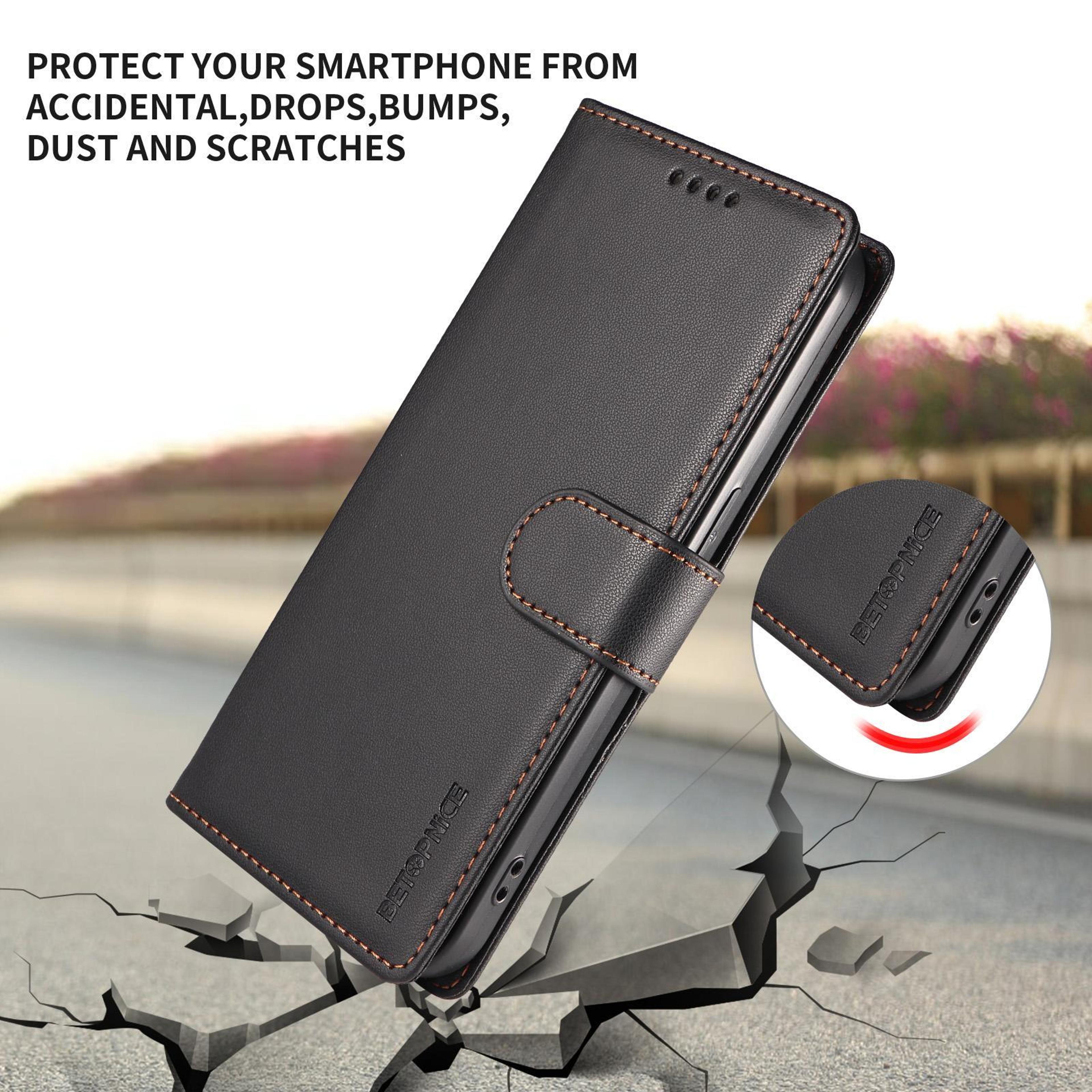 IPhone 18 Pro Max RFID Wallet Case With Card Holder Stand And Hand Strap 4