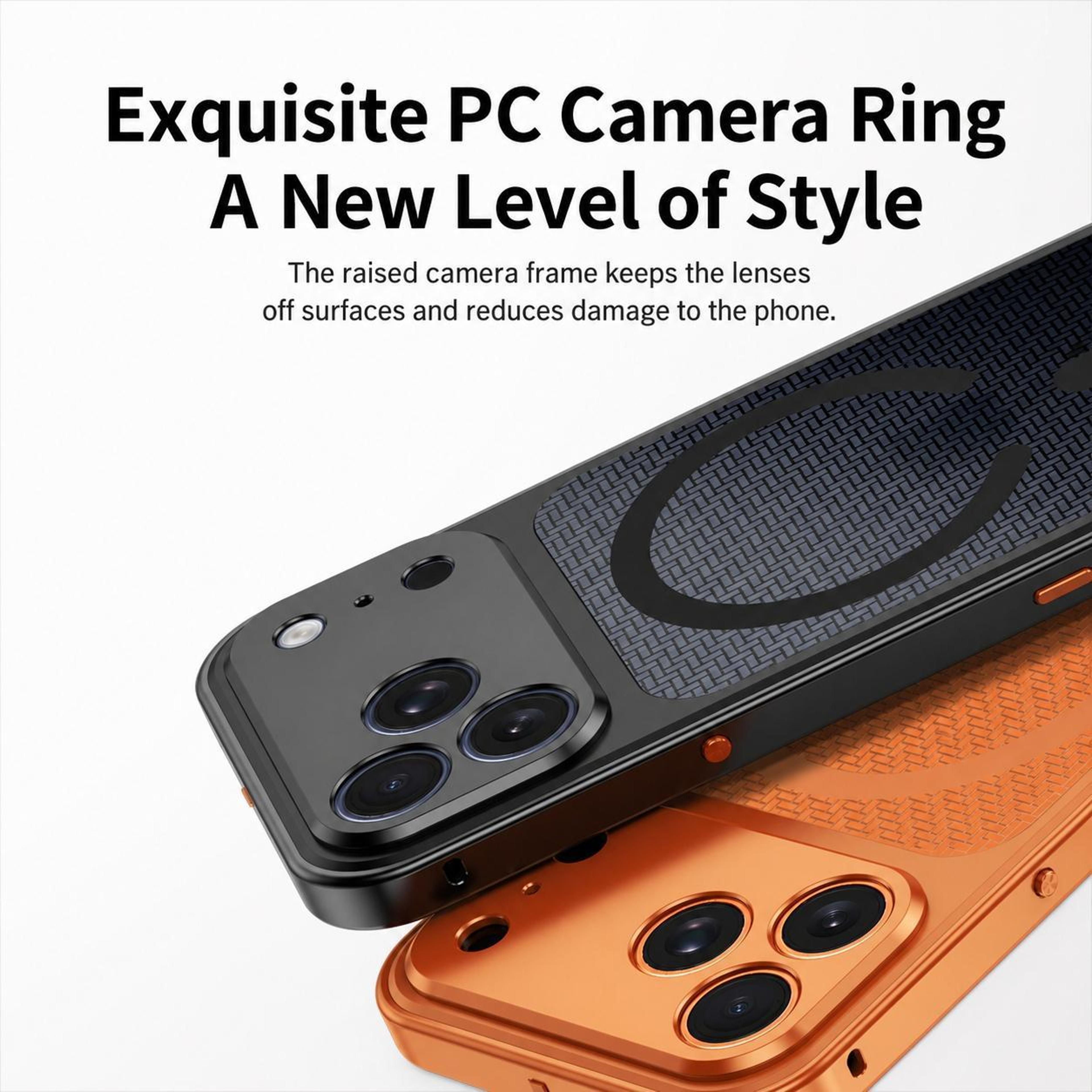 18 Pro Max Magnetic Metal Cooling Phone Case With Shockproof Protection 13