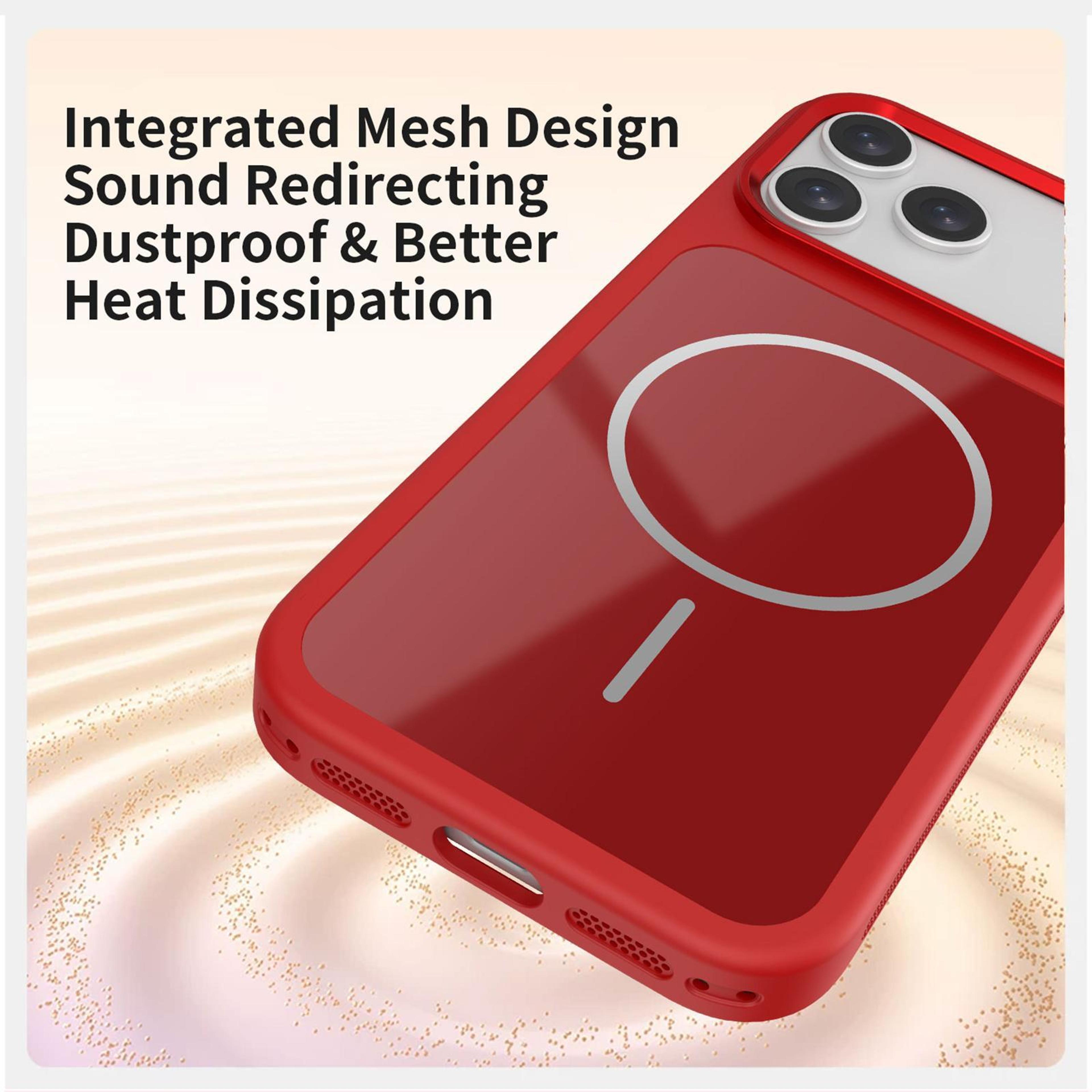 IPhone 18 Pro Max Magnetic TwoTone Phone Case With Wrist Strap 8