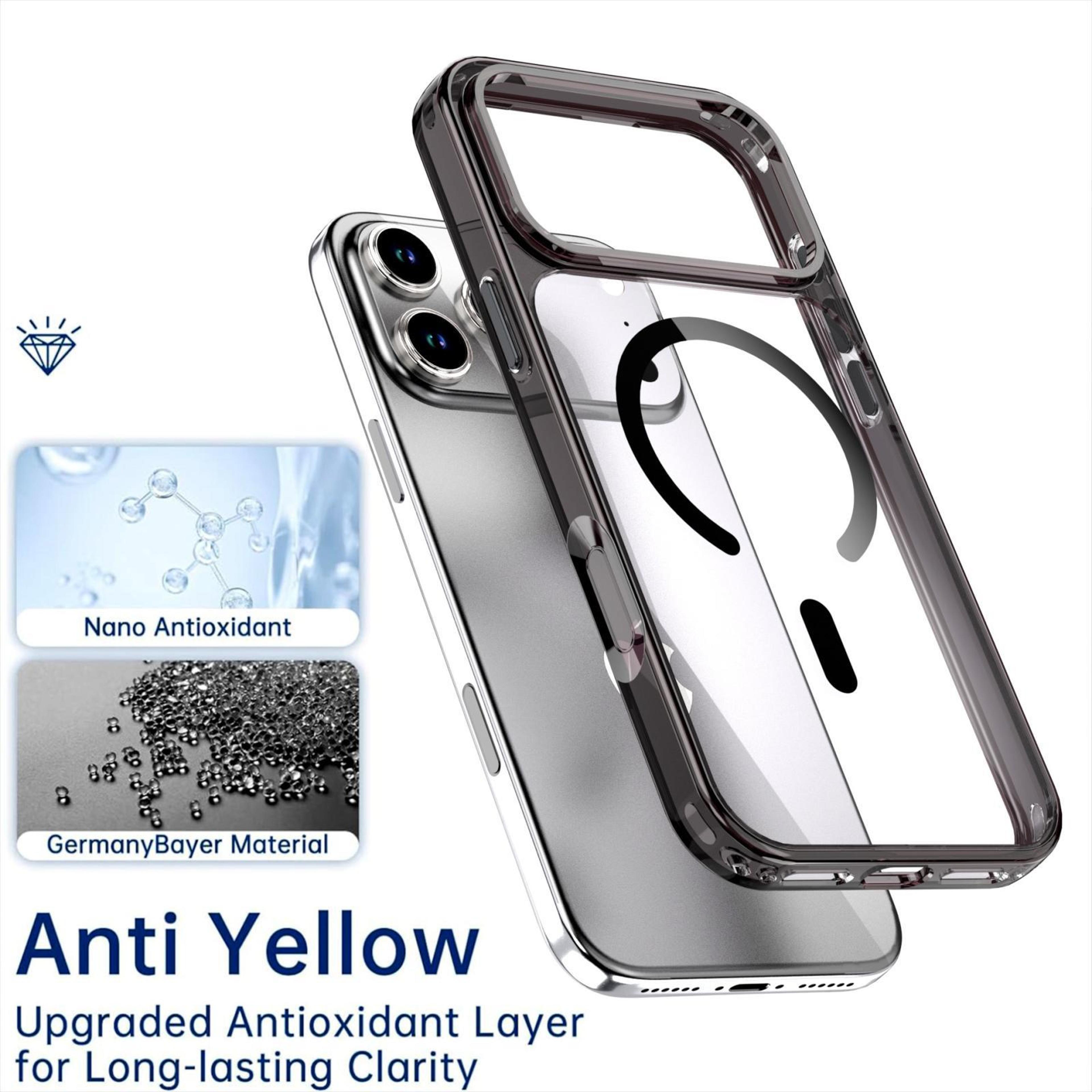 IPhone 18 Pro Max Magnetic Case With Crystal Colorful Design And Raised Edge Protection 4