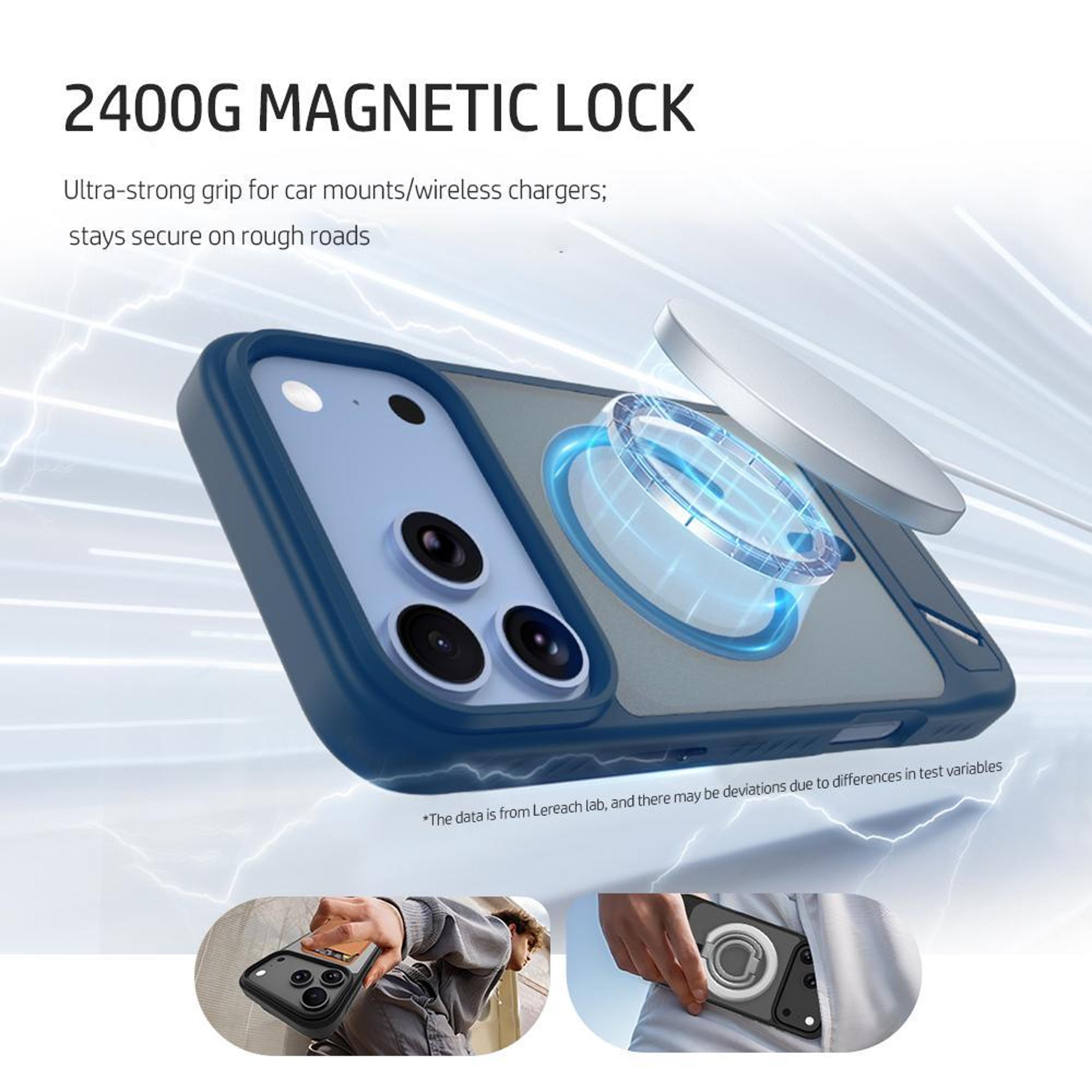 IPhone 18 Pro Max Magnetic Phone Case With Hidden Adjustable Kickstand And Drop Protection 6