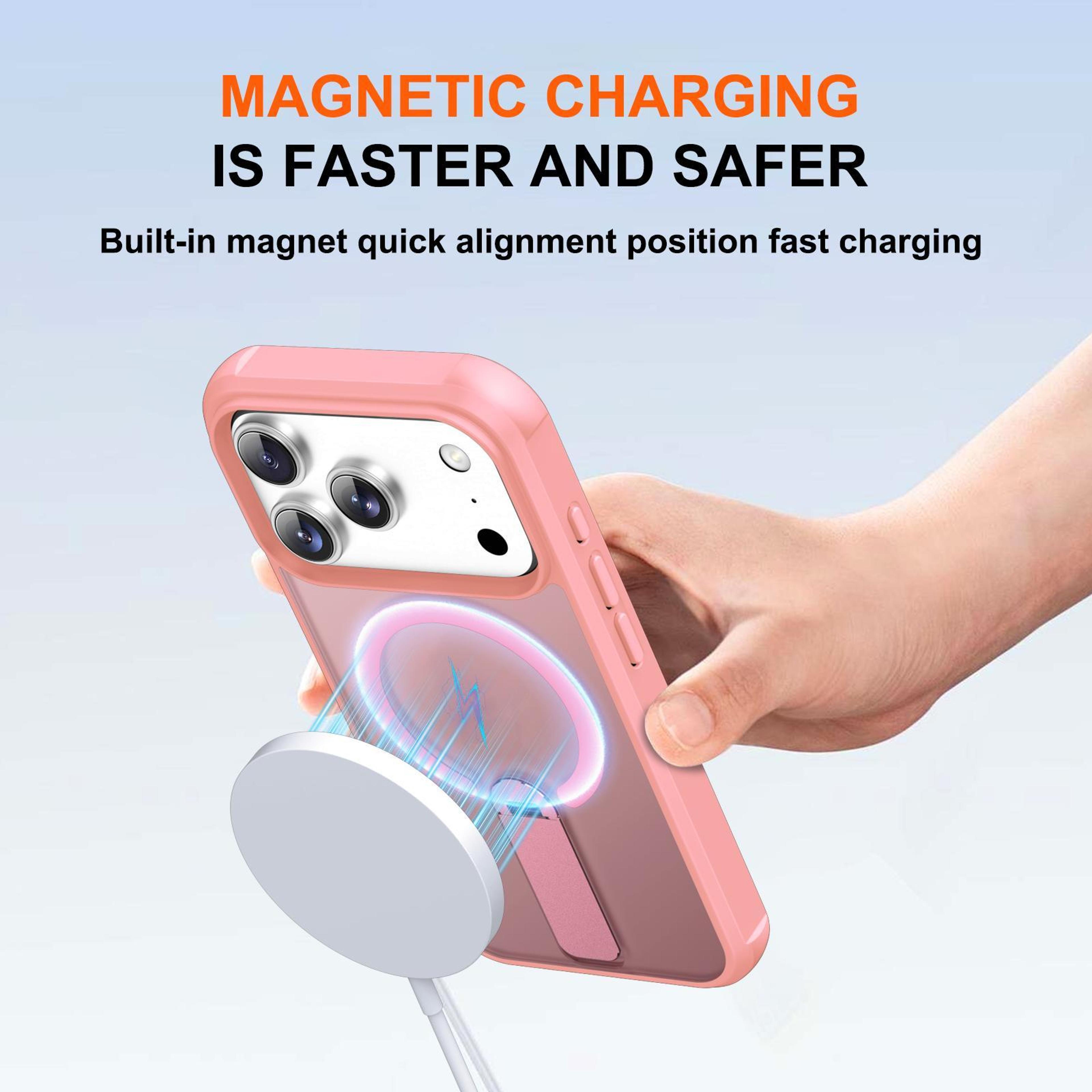 IPhone 18 Pro MagSafe Compatible Case With Invisible Kickstand And TPU PC Protection 1