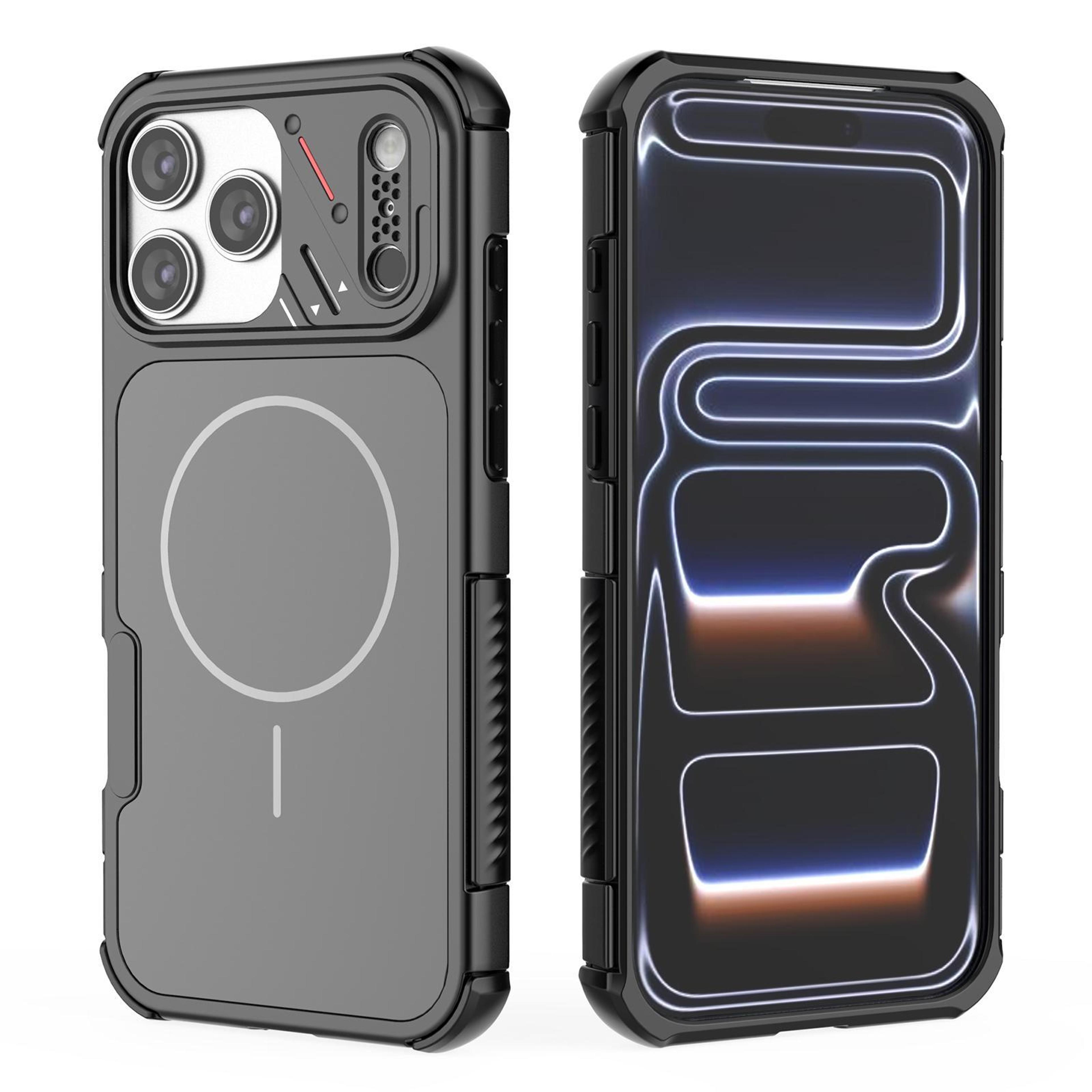 IPhone 18 Pro Max Magnetic Shockproof Case With Heat Dissipation And TPU PC Protection 0