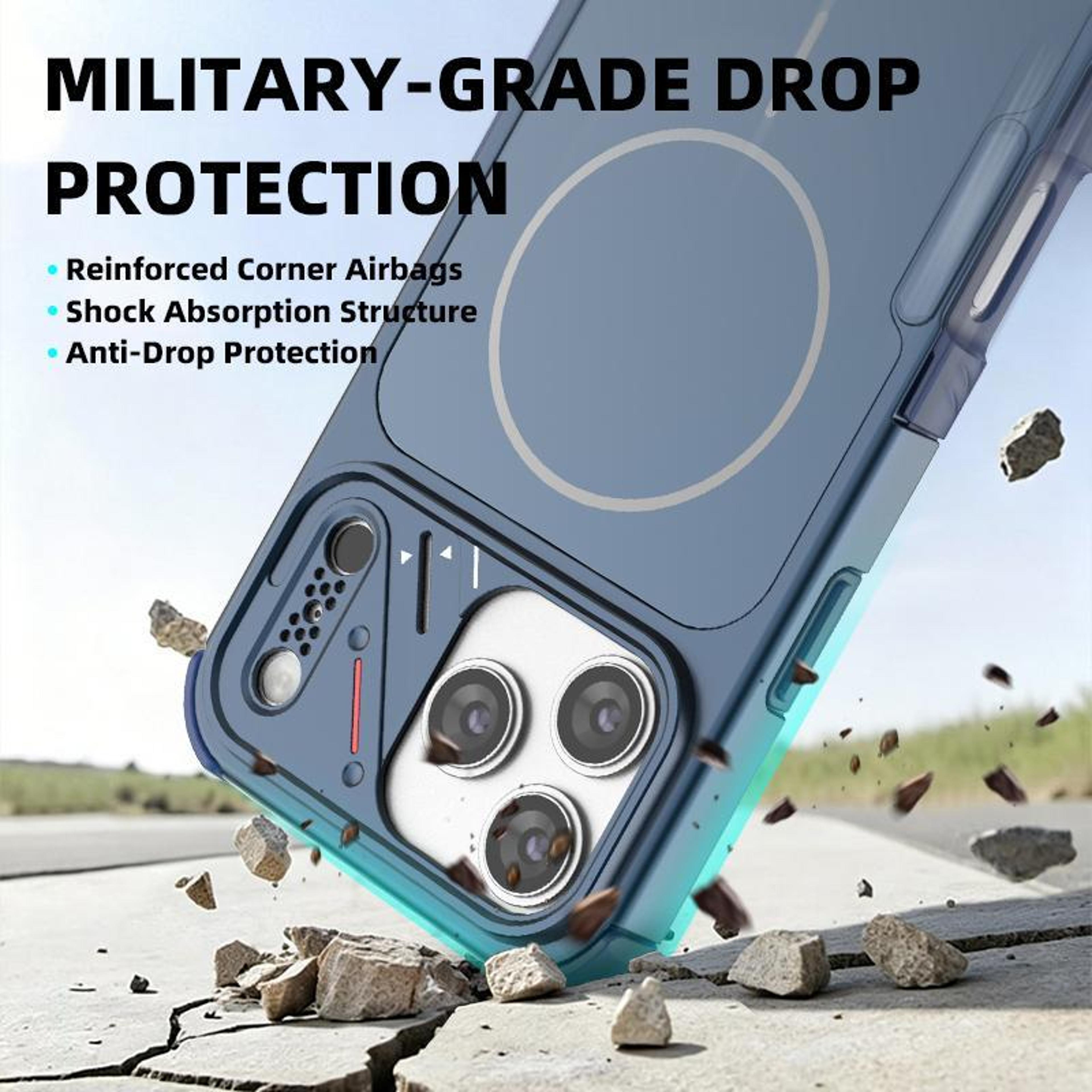 IPhone 18 Pro Max Magnetic Shockproof Case With Heat Dissipation And TPU PC Protection 4
