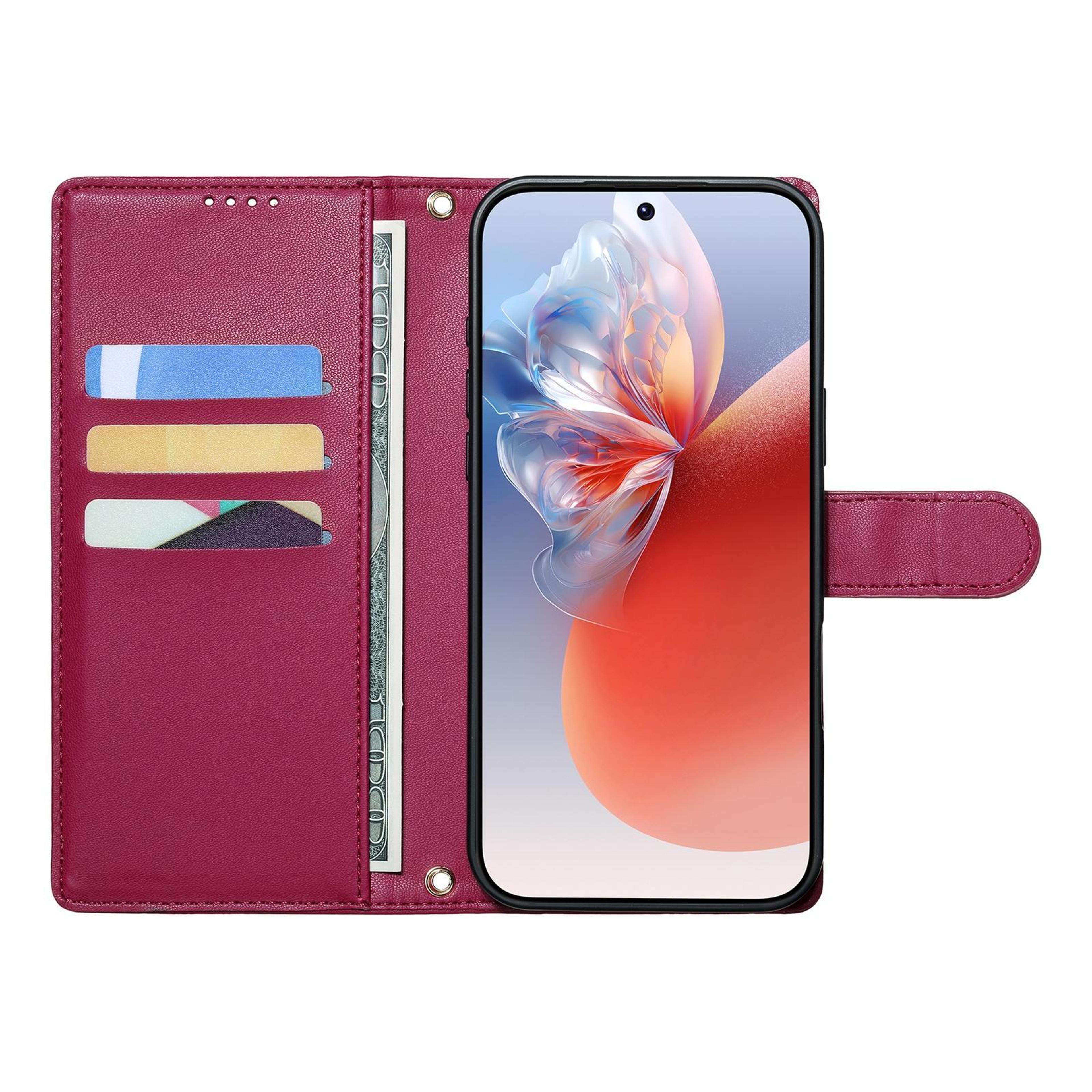 Cute Cats Vegan Leather Wallet Phone Case For IPhone 18 Pro Max With Magnetic Closure And Hand Stra 3