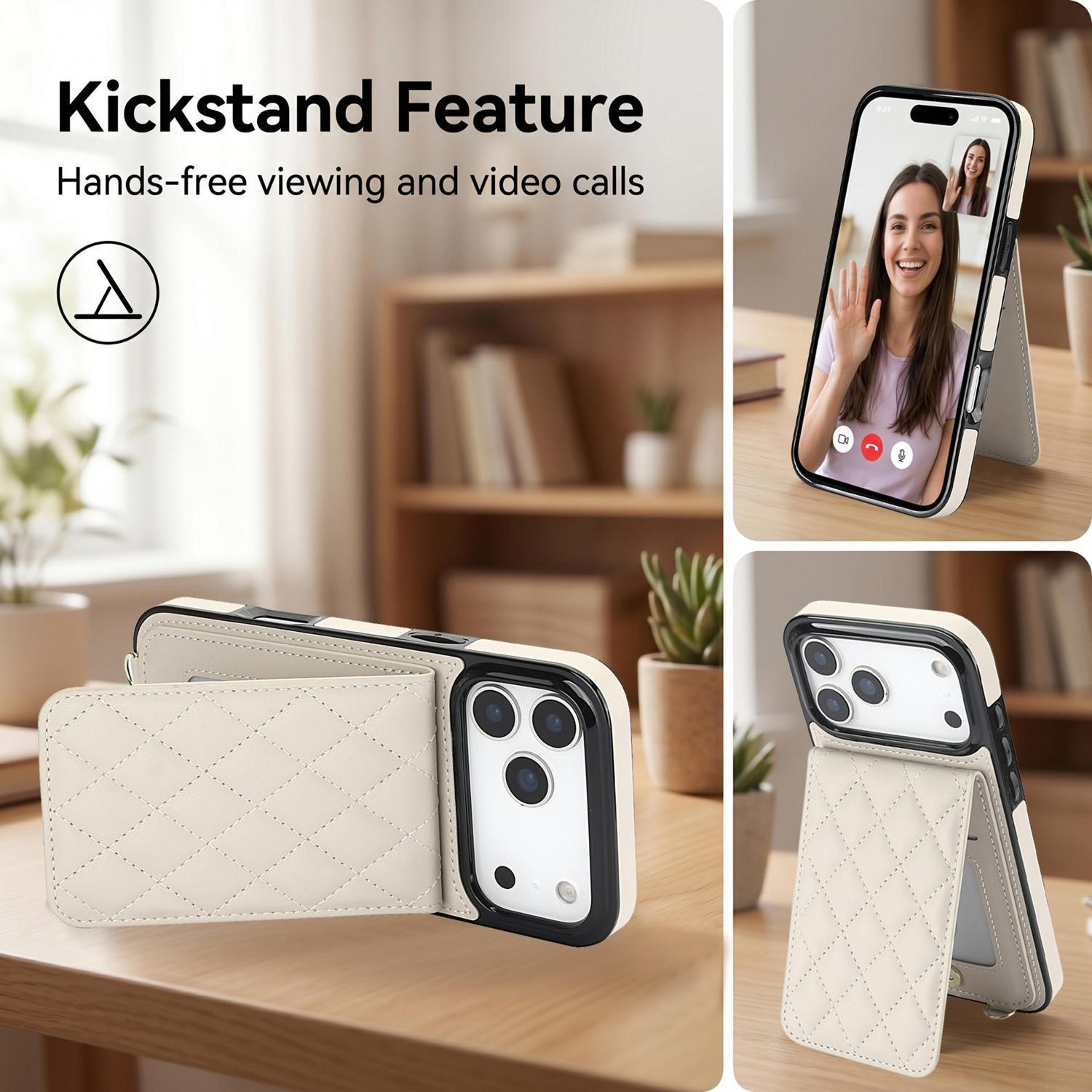 Crossbody RFID Blocking Phone Case With Wallet Card Holder For IPhone 18 Pro Max 4