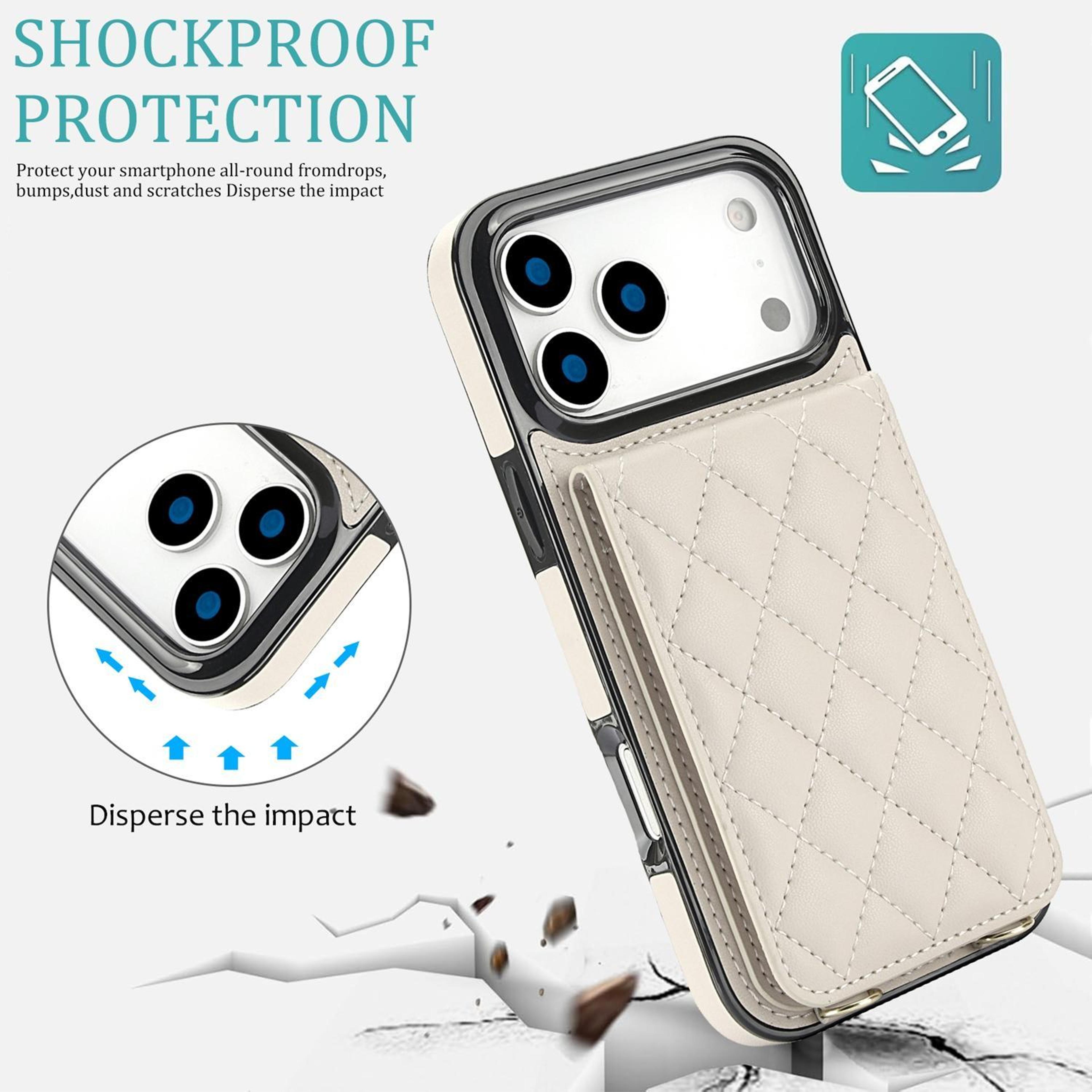 Crossbody RFID Blocking Phone Case With Wallet Card Holder For IPhone 18 Pro Max 6