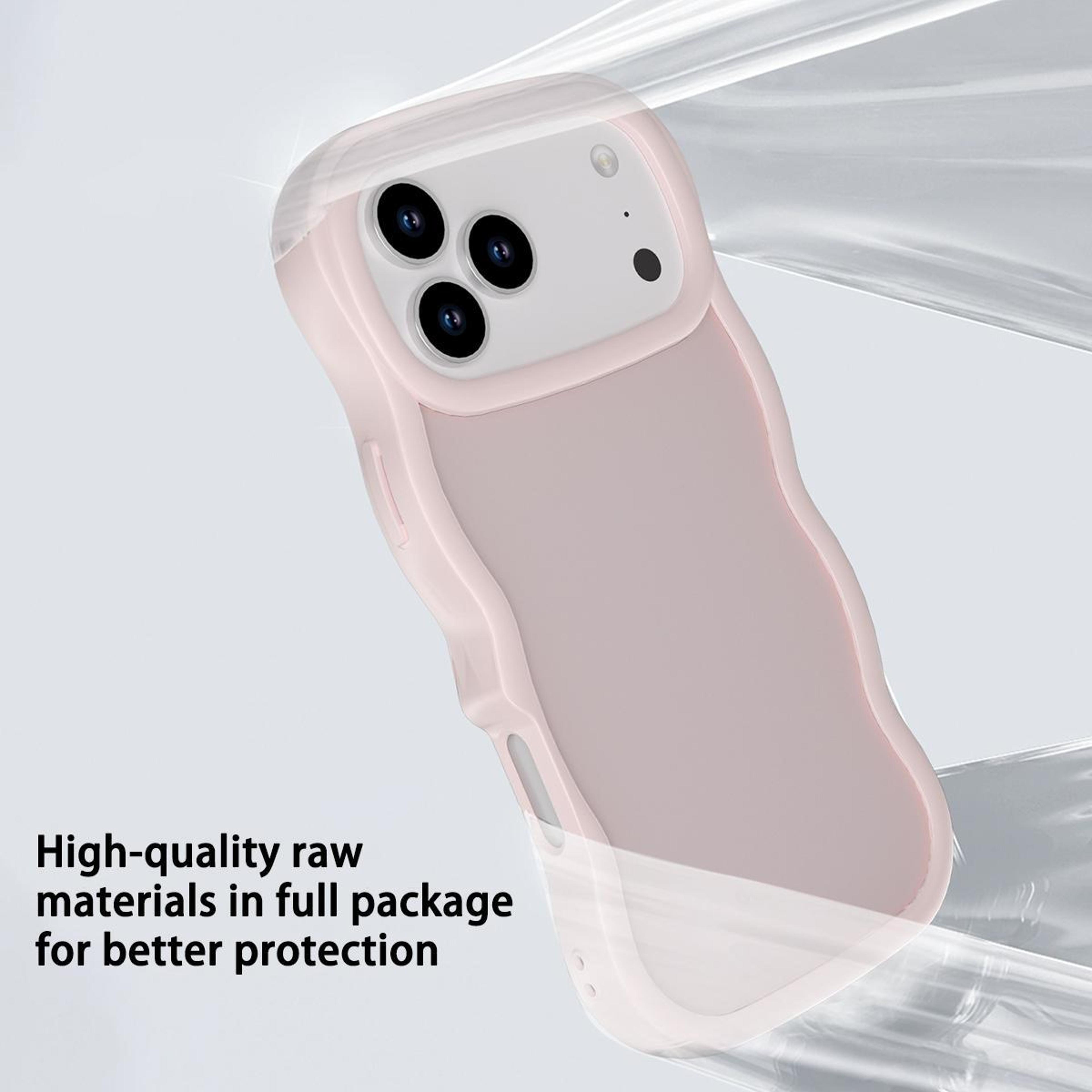 IPhone 18 Pro Wave Skin Feel Phone Case Thin PC TPU Cover 4