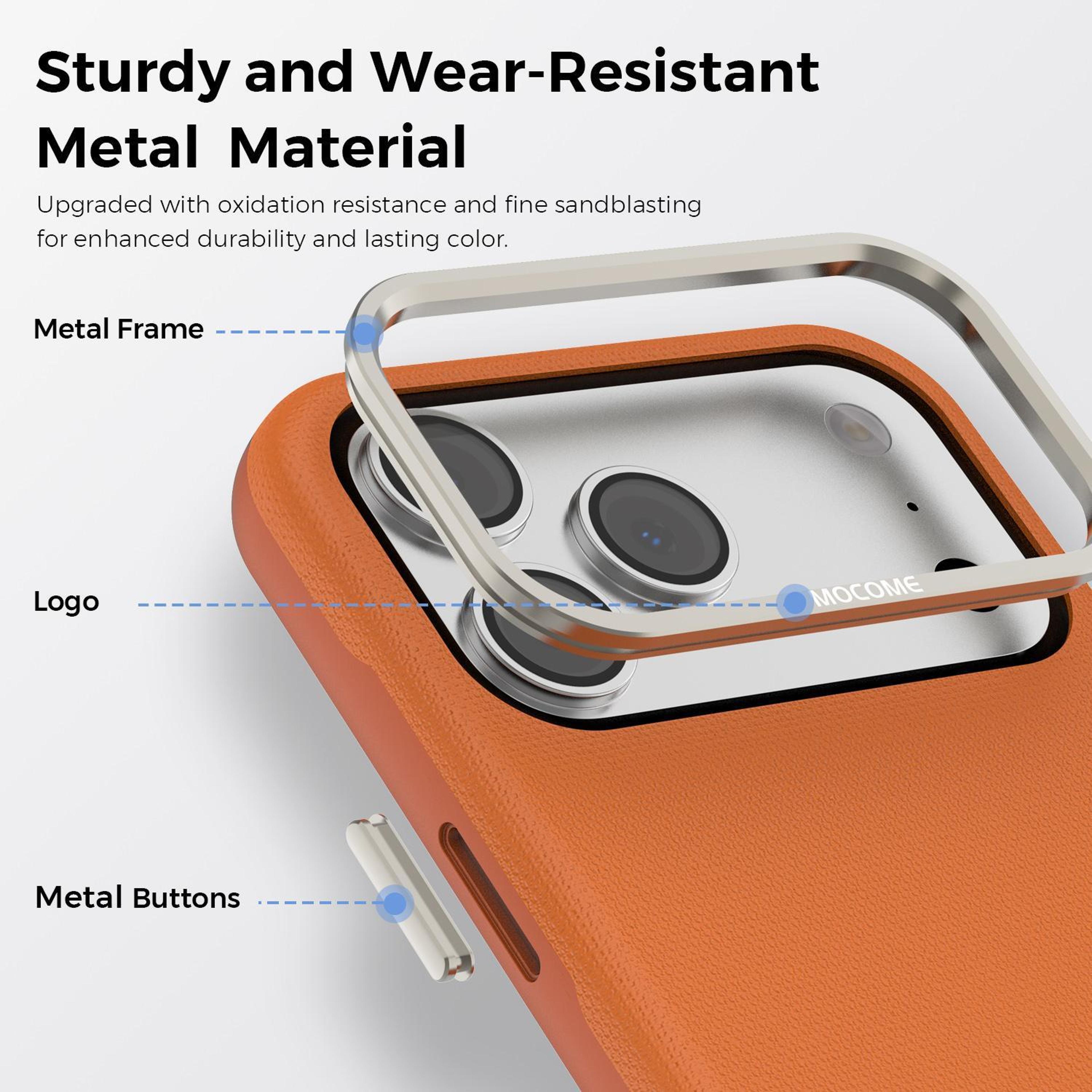 Plain Magnetic Shockproof Phone Case For IPhone 18 Pro Max Metal Lens Frame TPU Cover 3