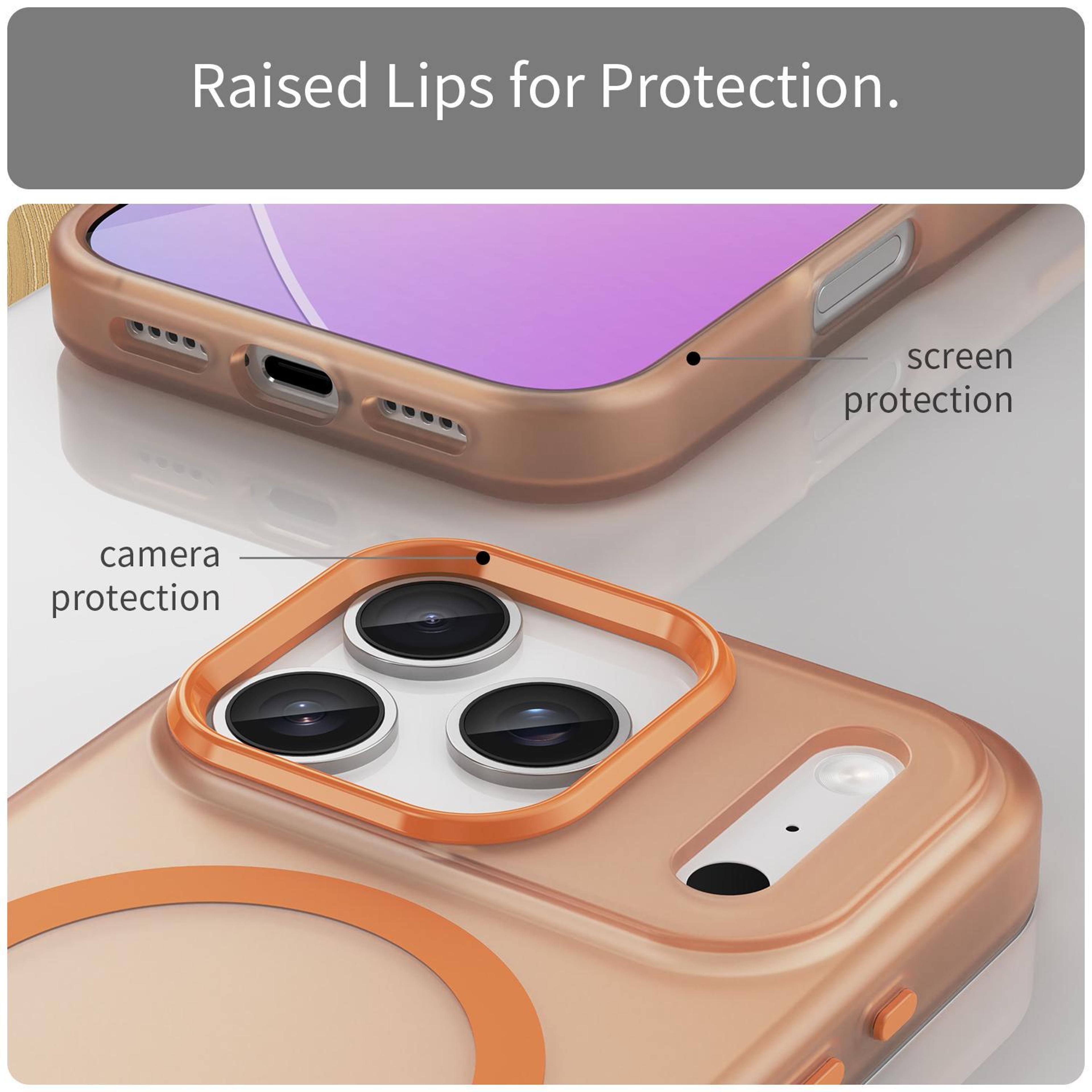 Frosted Translucent MagSafe Phone Case With Drop Protection For IPhone 18 Pro 4
