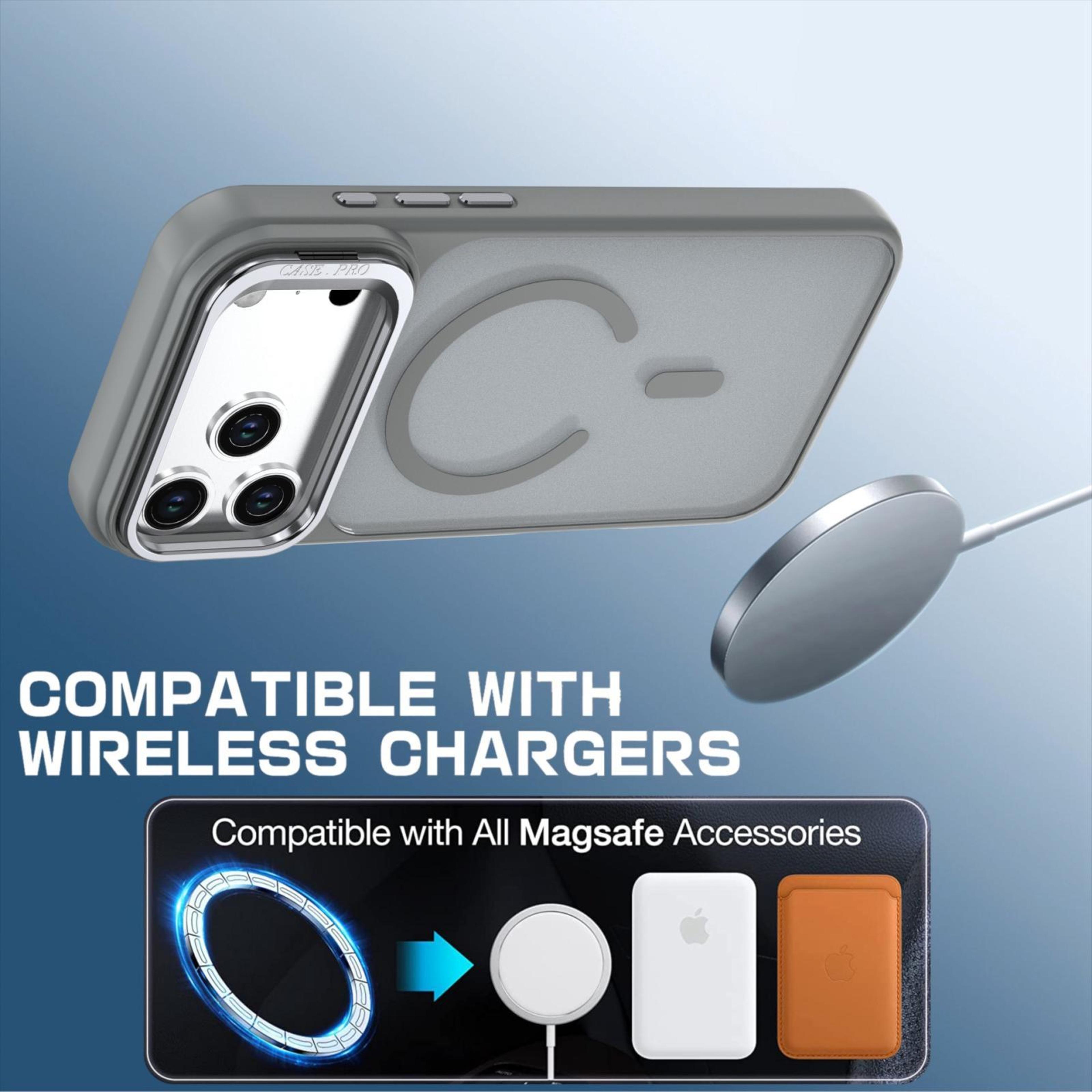 Bright Color Frosted MagSafe Phone Case With Camera Bracket For IPhone 18 Pro Max 2