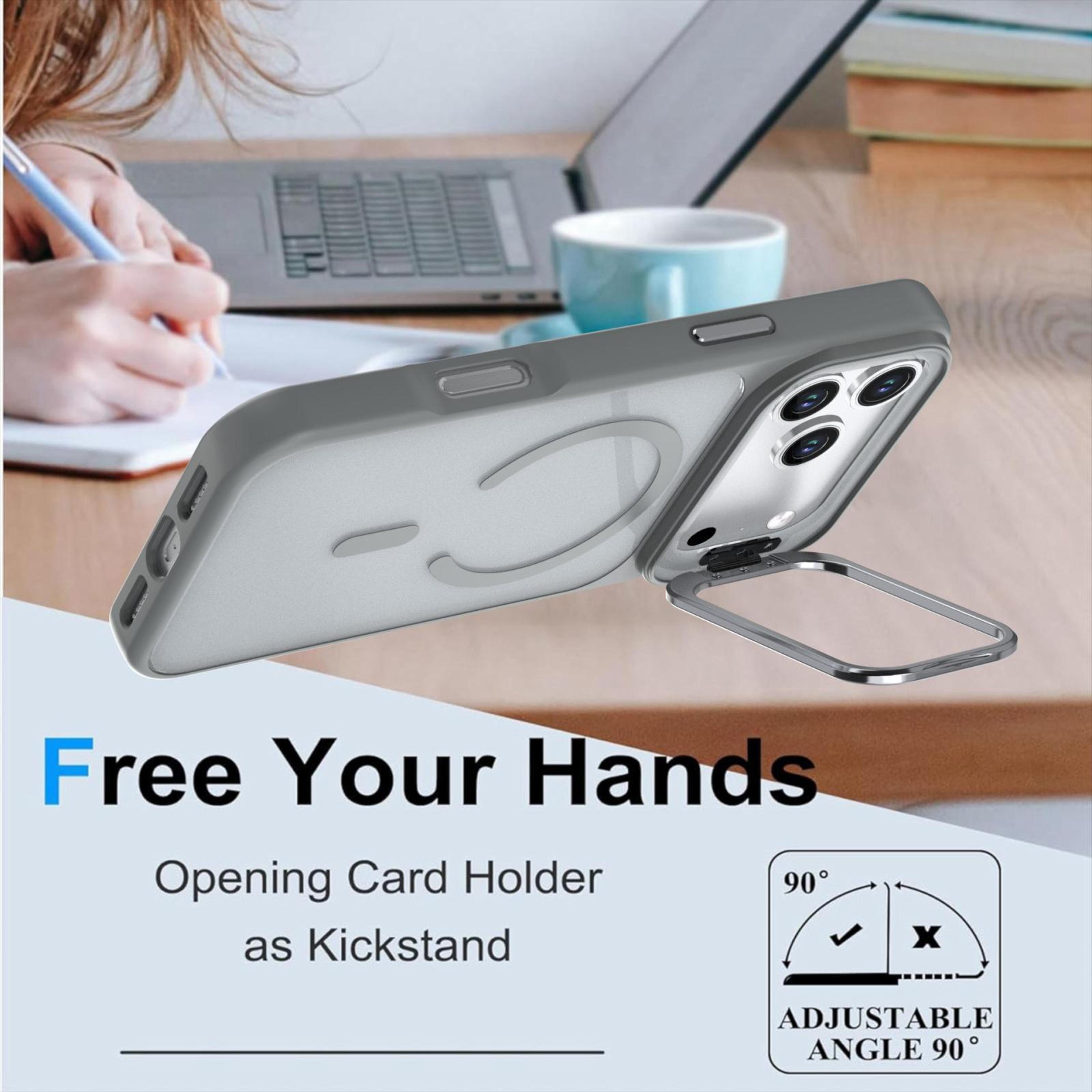 Bright Color Frosted MagSafe Phone Case With Camera Bracket For IPhone 18 Pro Max 3