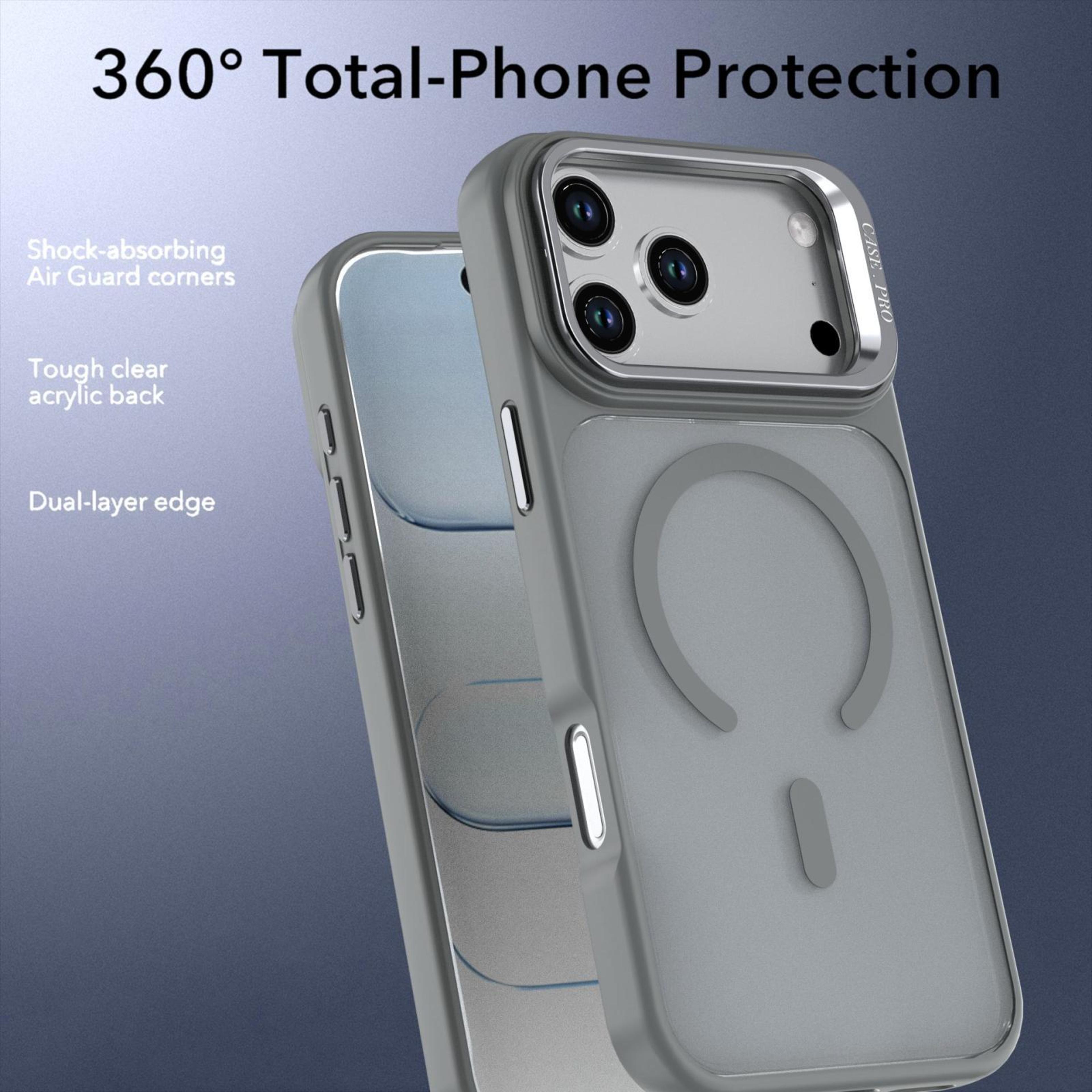 Bright Color Frosted MagSafe Phone Case With Camera Bracket For IPhone 18 Pro Max 4