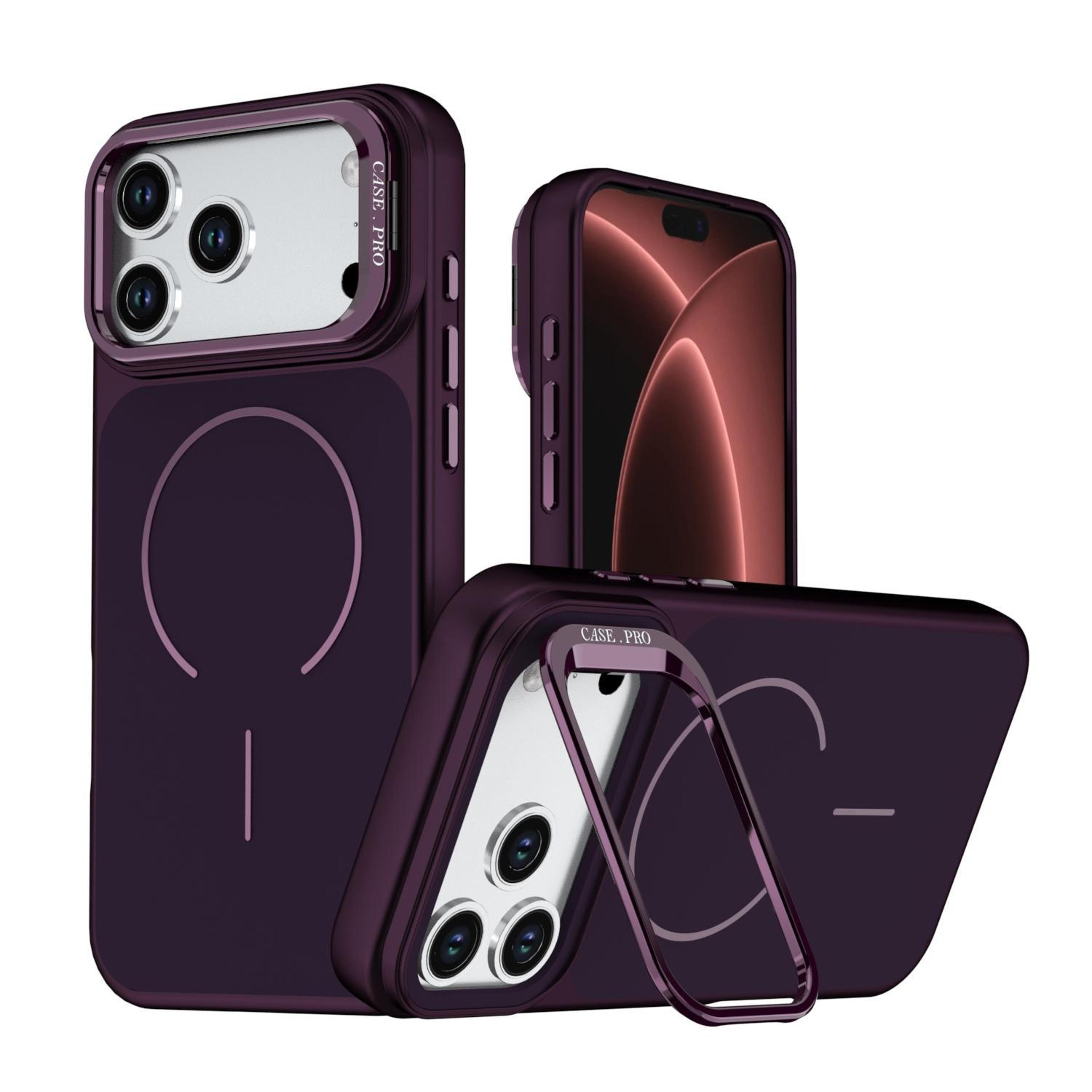 Bright Color Contrast Phone Case With Magsafe And Camera Bracket For IPhone 18 Pro Max 0
