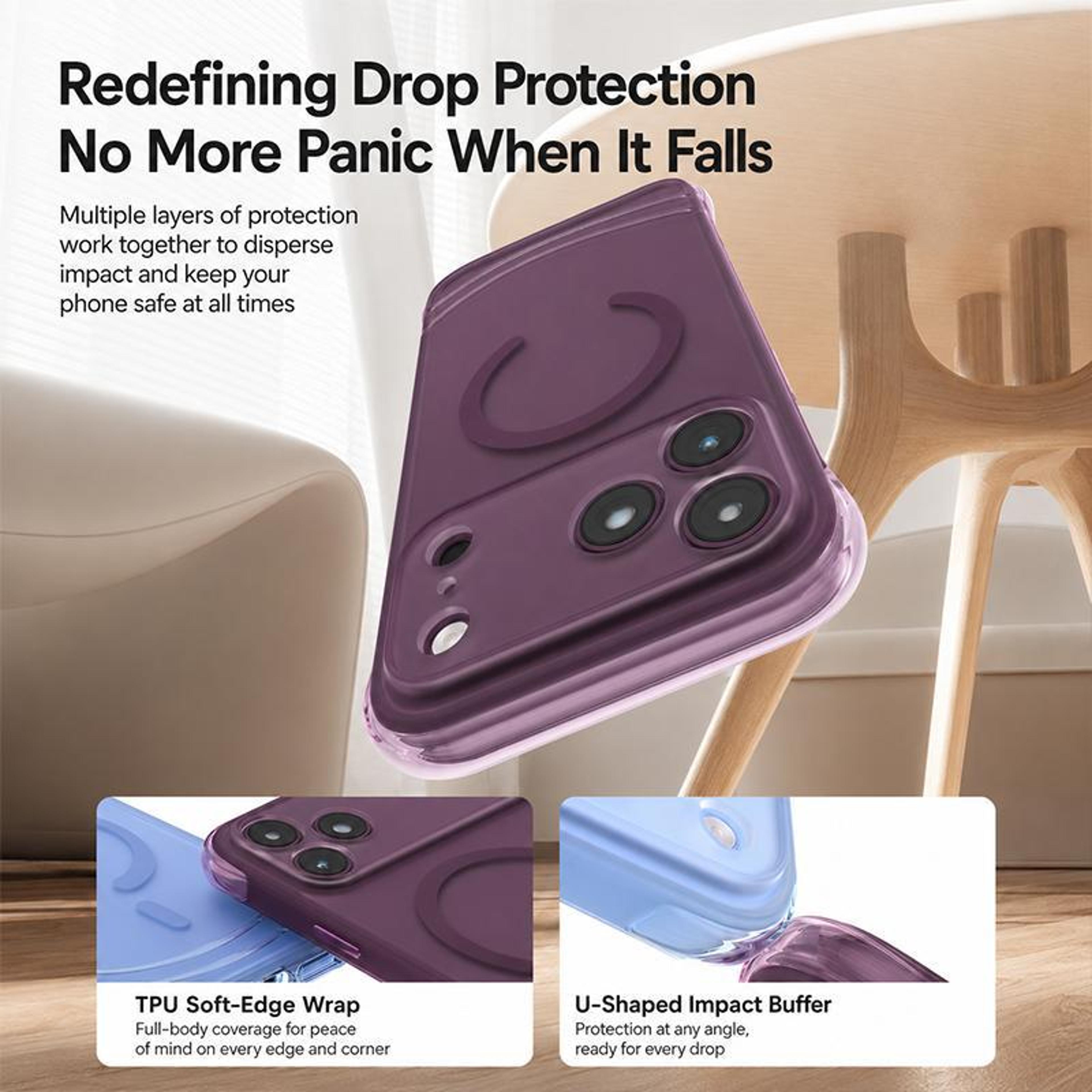 AirBag Magnetic Shockproof Phone Case For IPhone 18 Pro 7