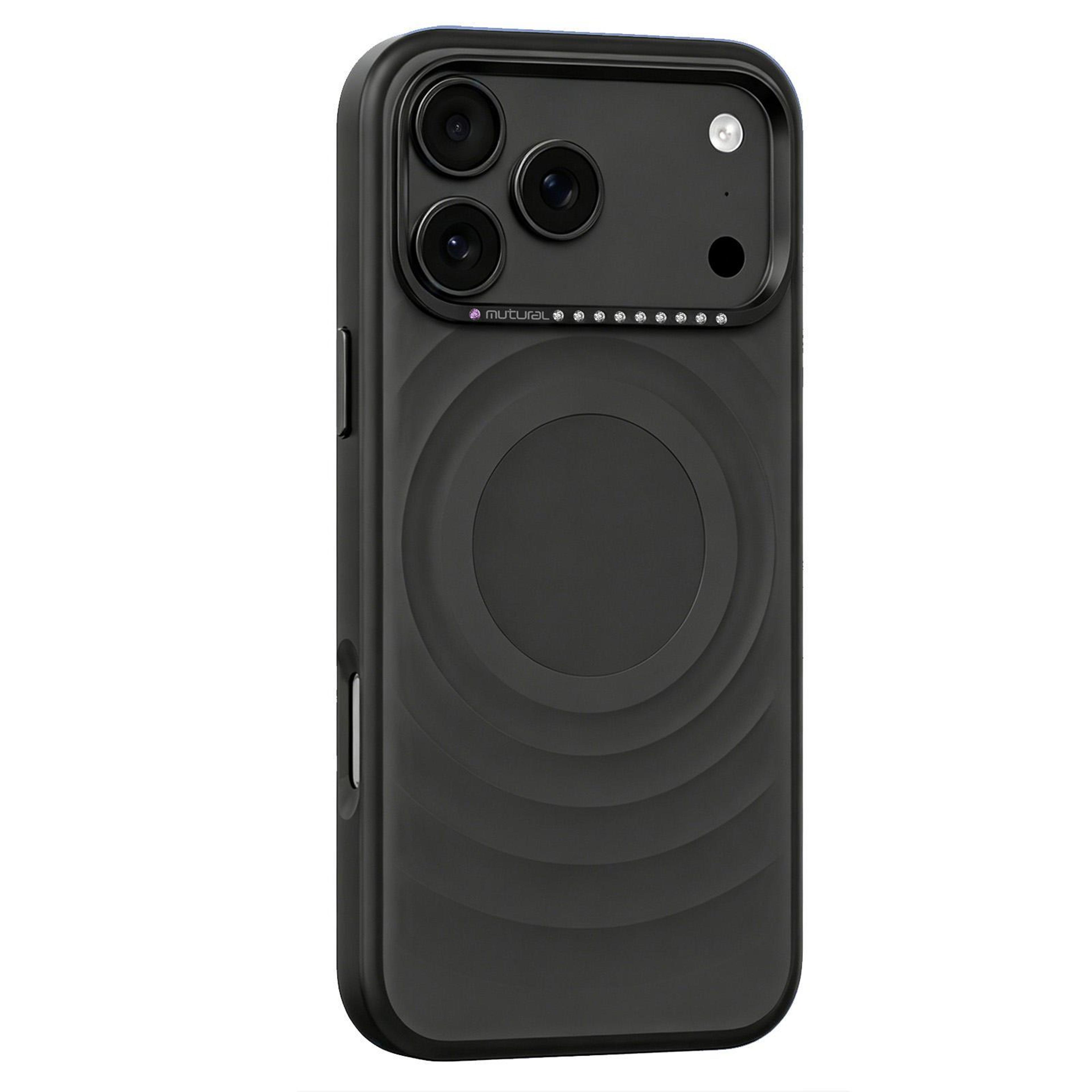 magnetic phone case for iphone 18 pro pc tpu hybrid cover