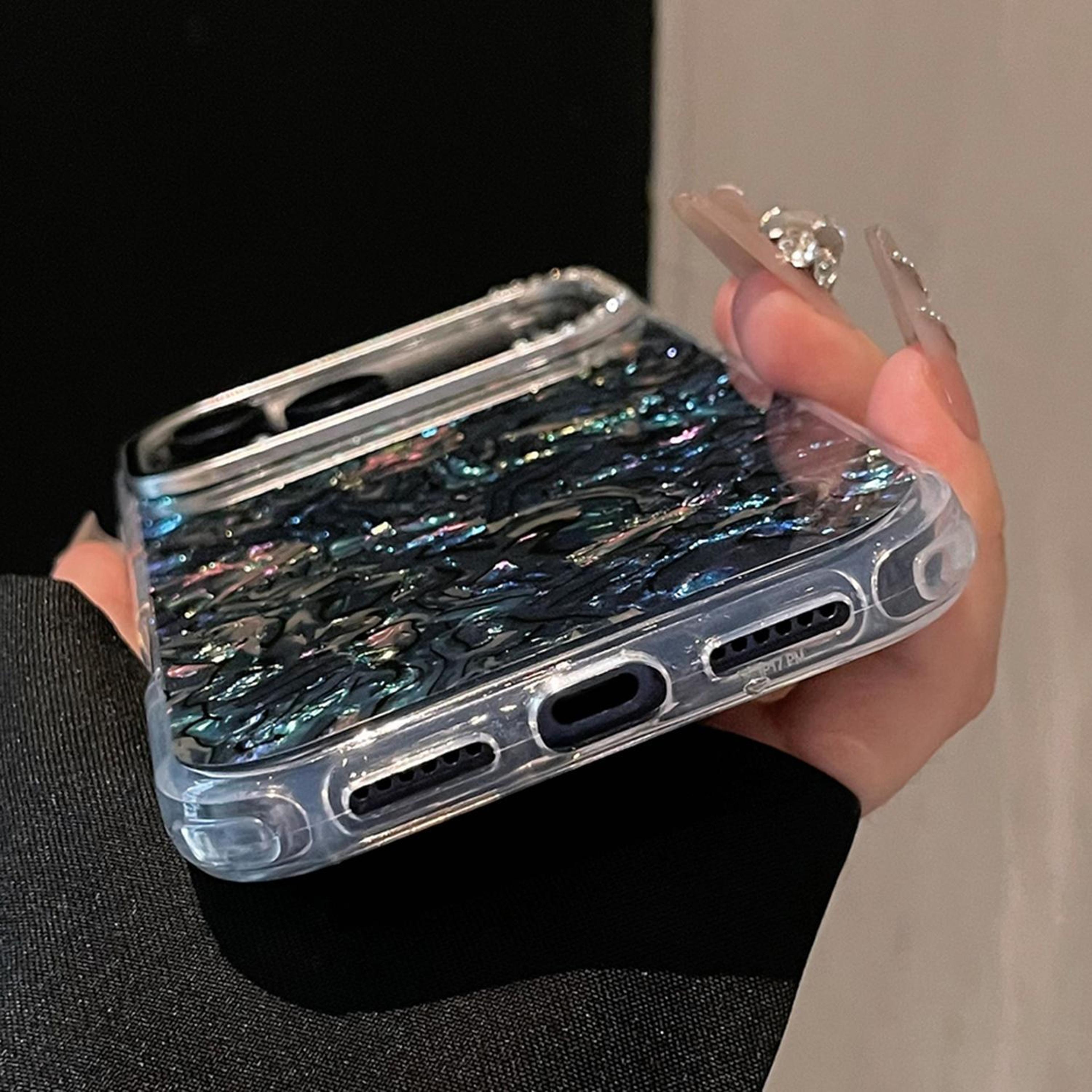 IPhone 18 Pro Colorful Ink Pattern TPU Hybrid Protective Phone Case 3