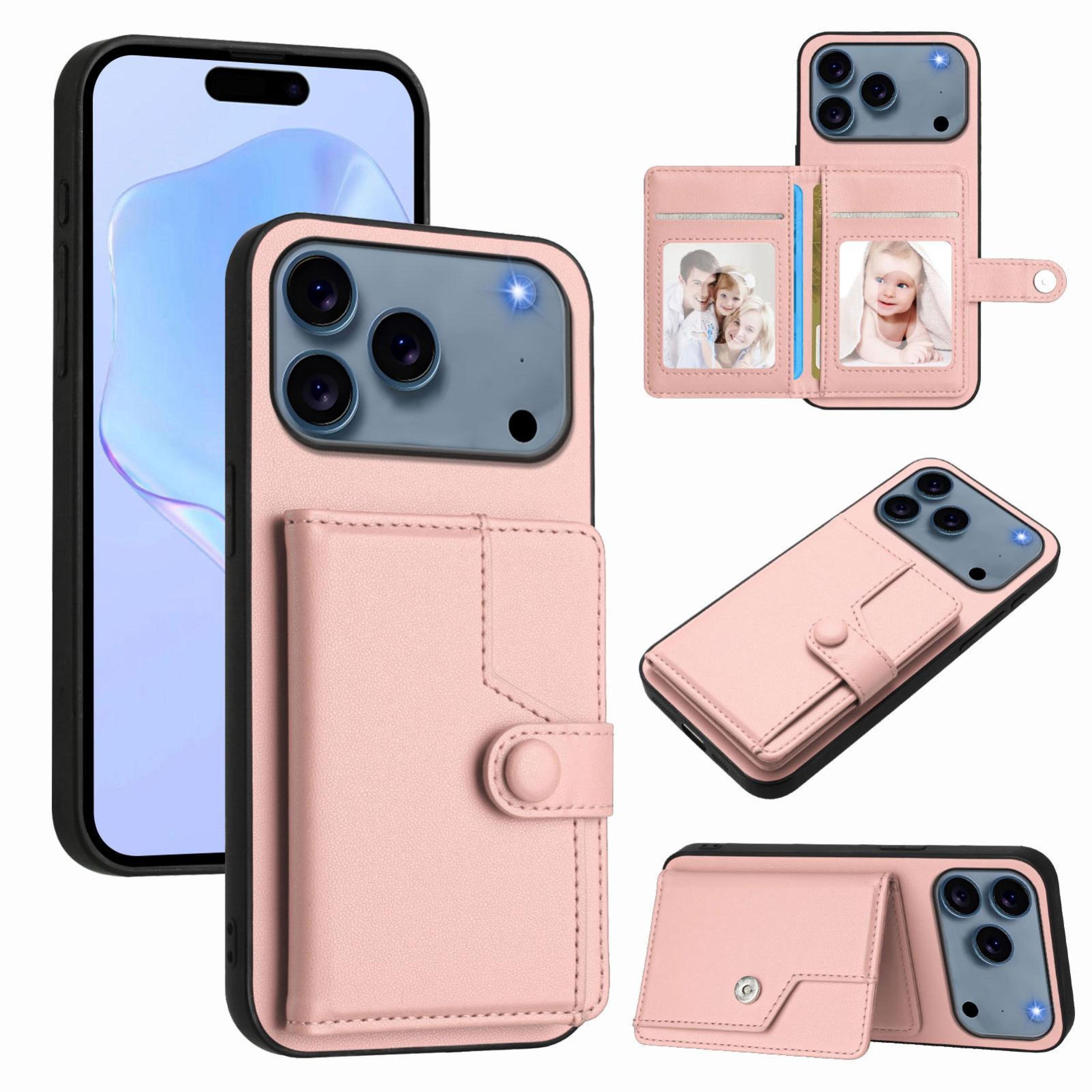 IPhone 18 Pro Max Wallet Case With Button Closure And RFID AntiTheft Design 0